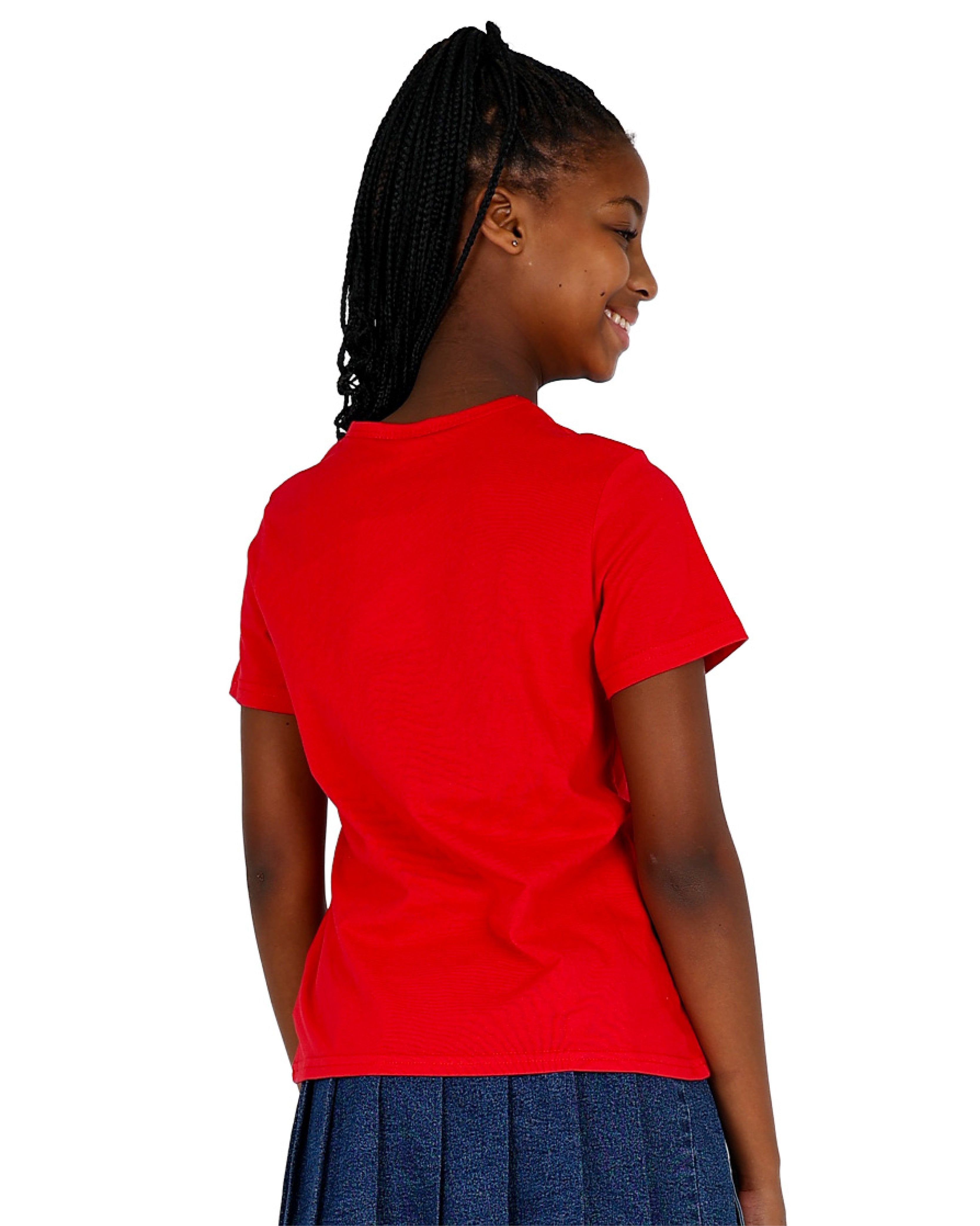 Short Sleeve Red Love Heart T-Shirt