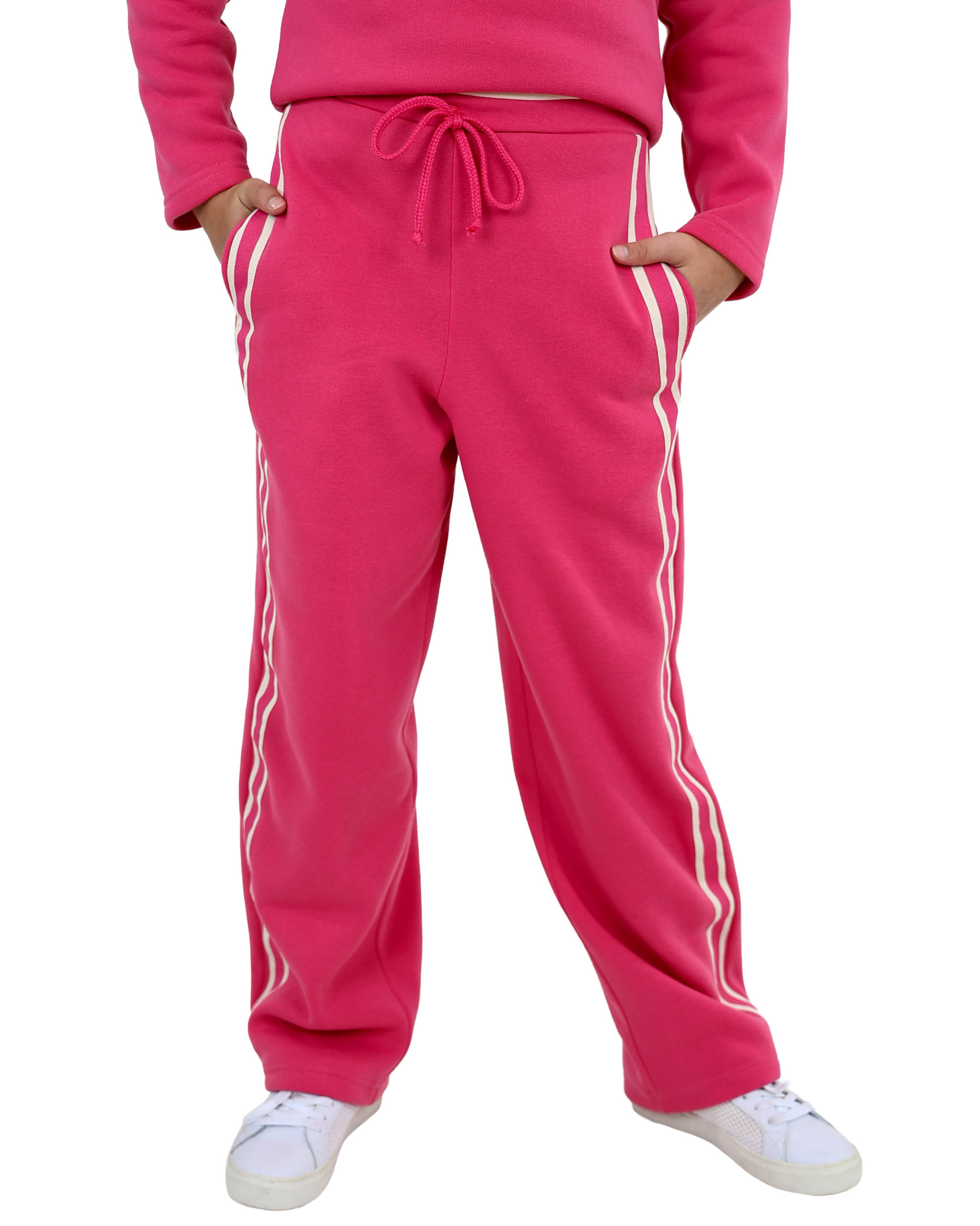 Cerise Wide Leg Active Pants