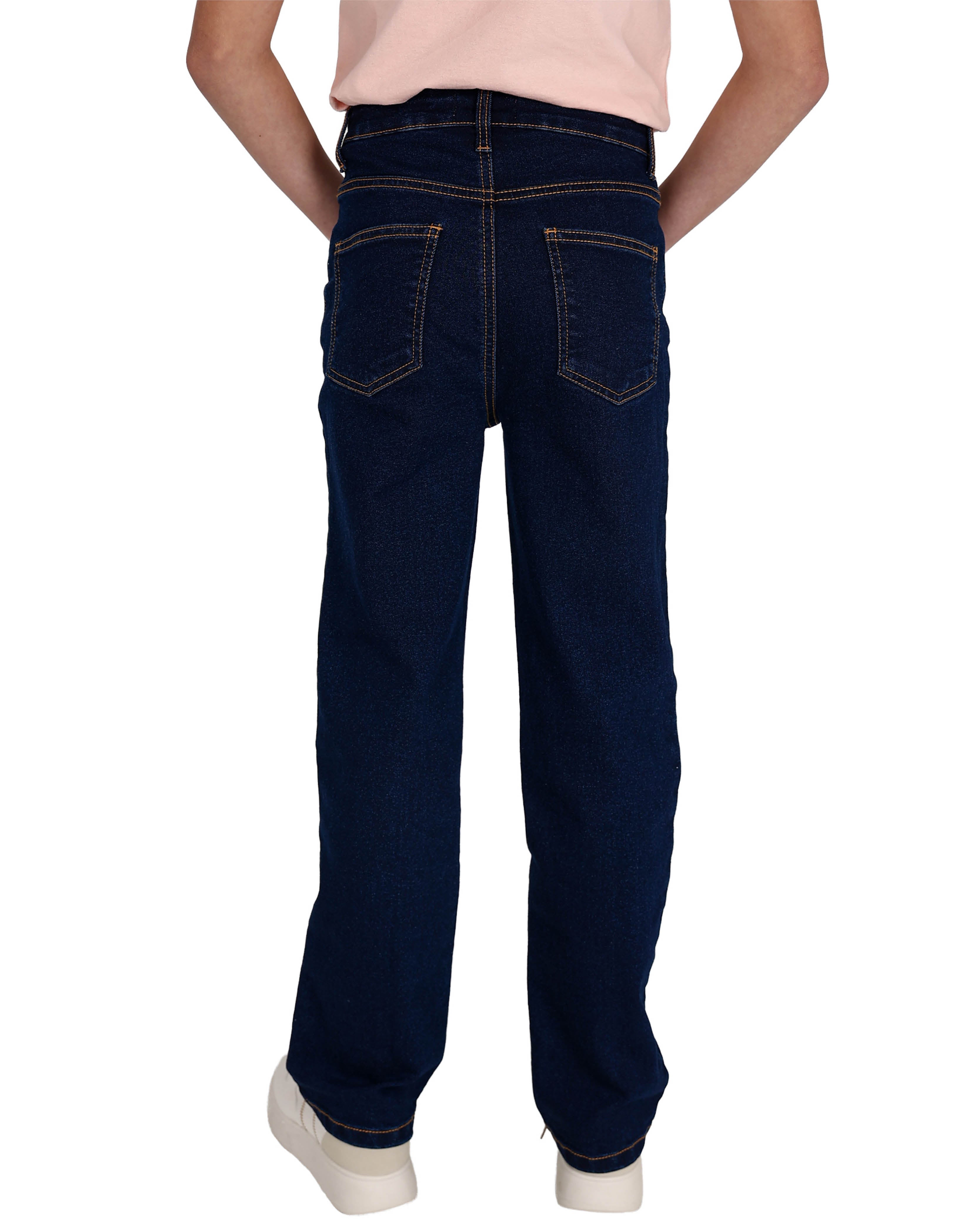 Dark Indigo Straight Leg Jeans
