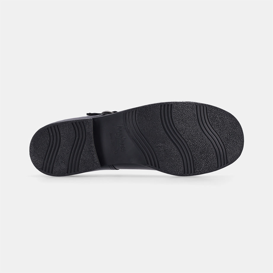 Toughees Pearl Girls One Bar School Shoes