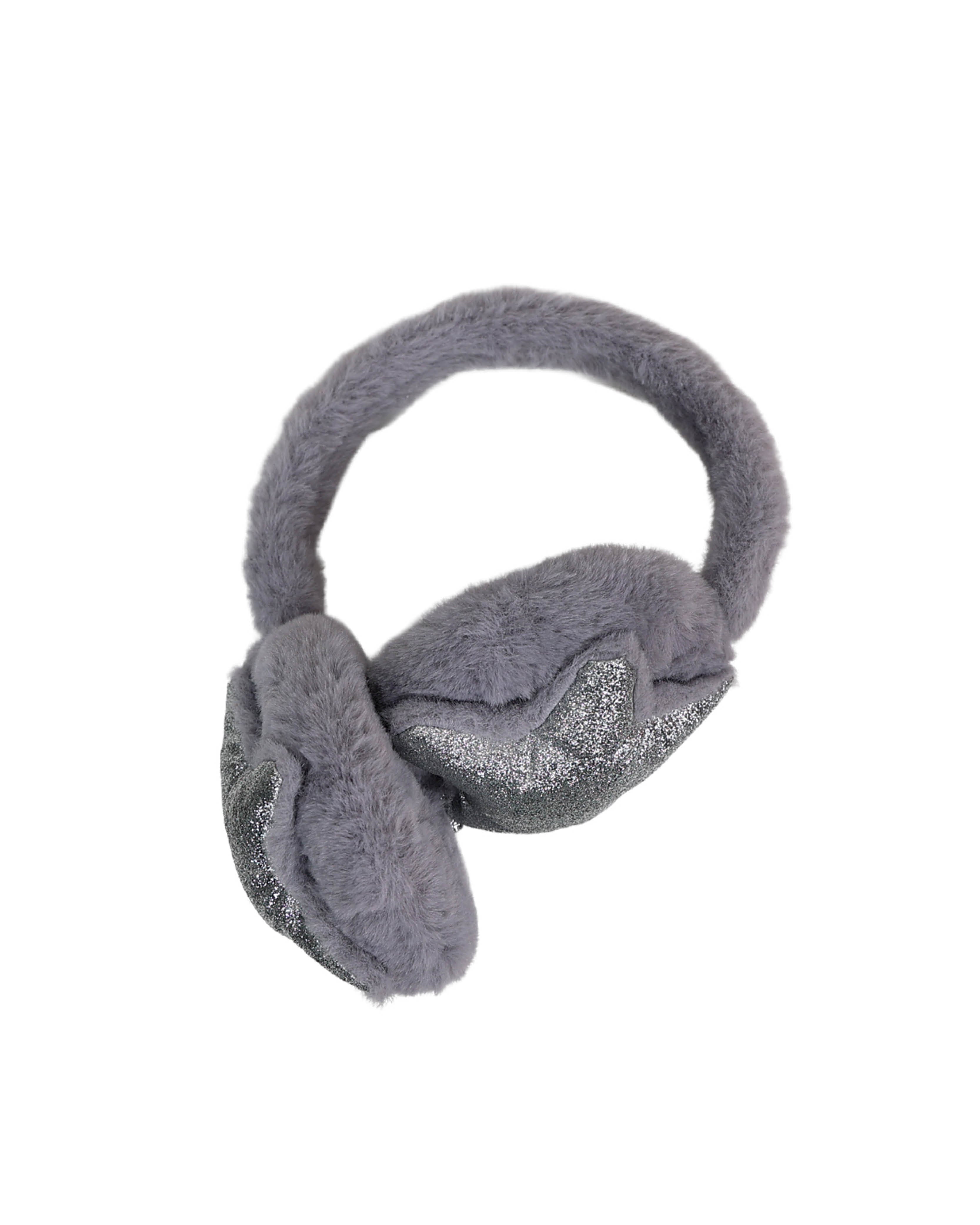 Silver Star Plush Earmuff
