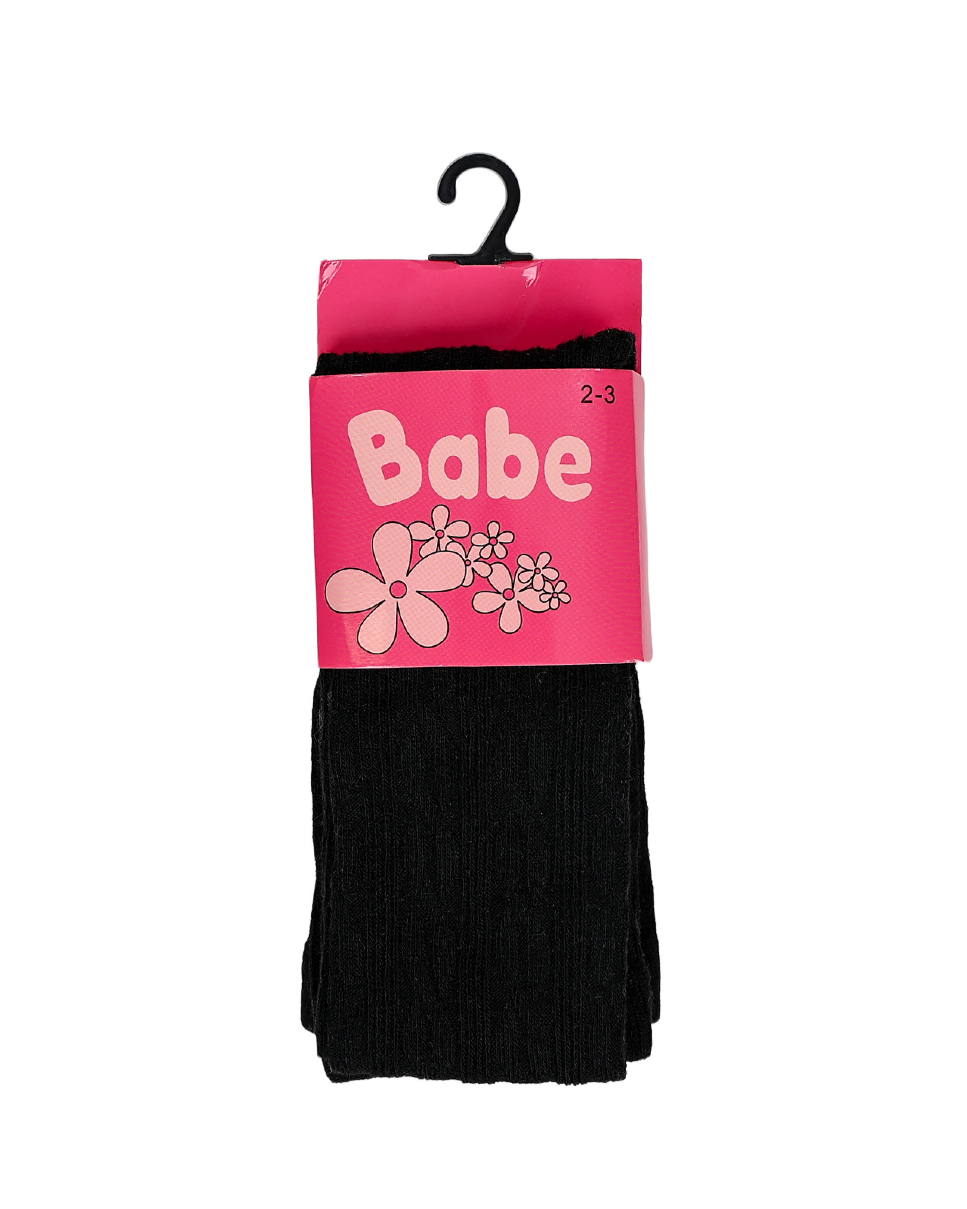 Black Cable Jacquard Tights