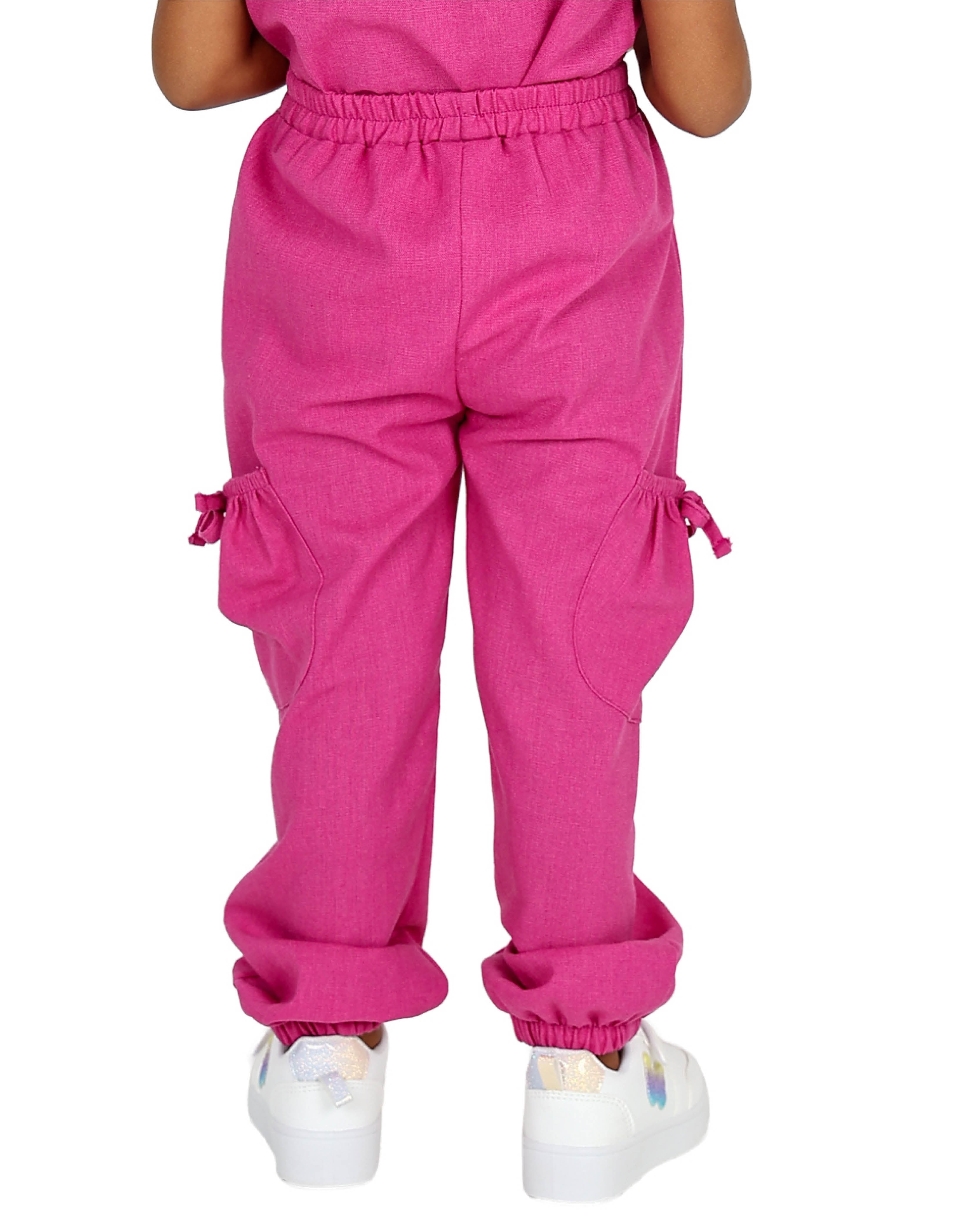 Magneta Co-Ord Set Tie Detail Pants