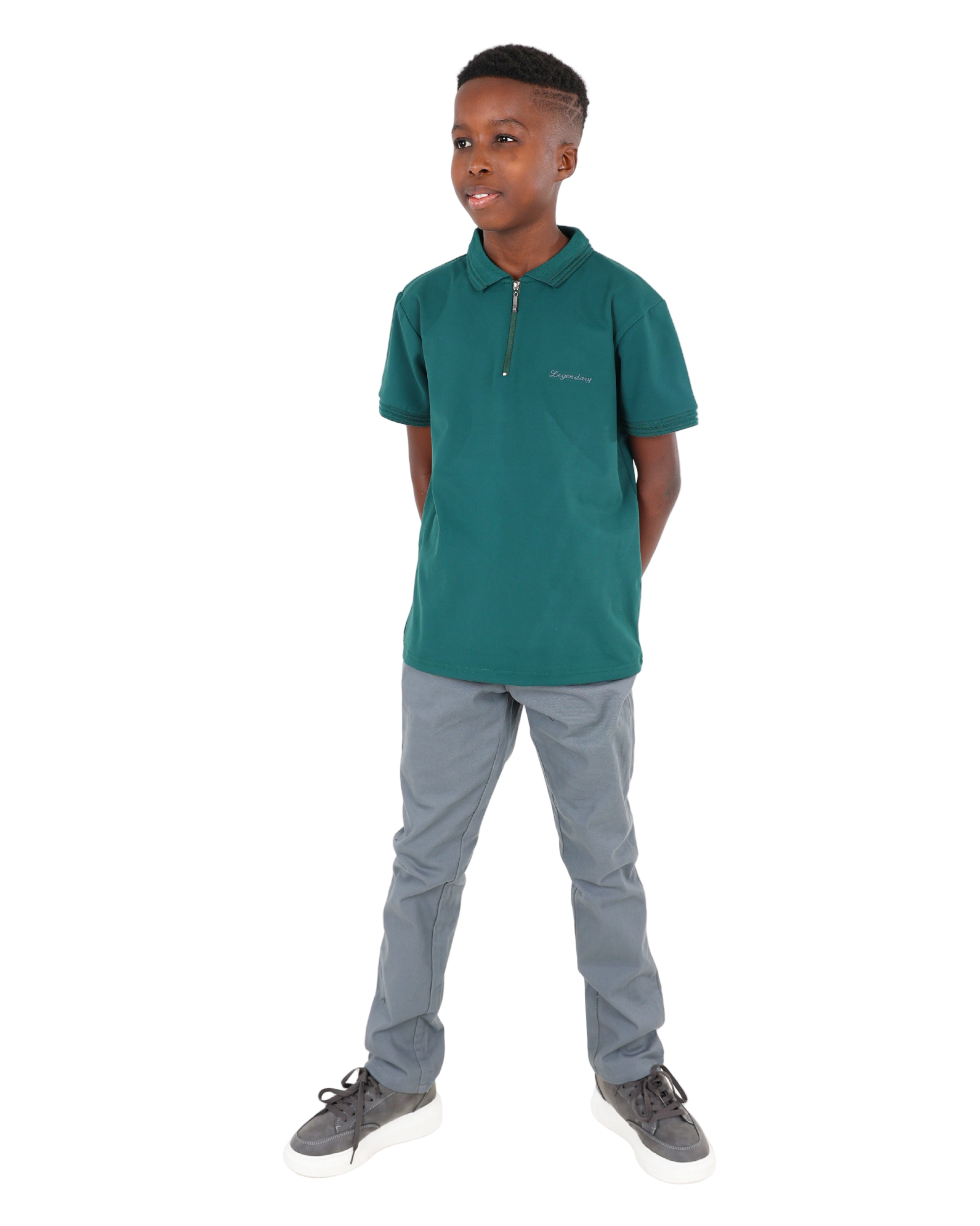 Grey Slim Fit Chinos
