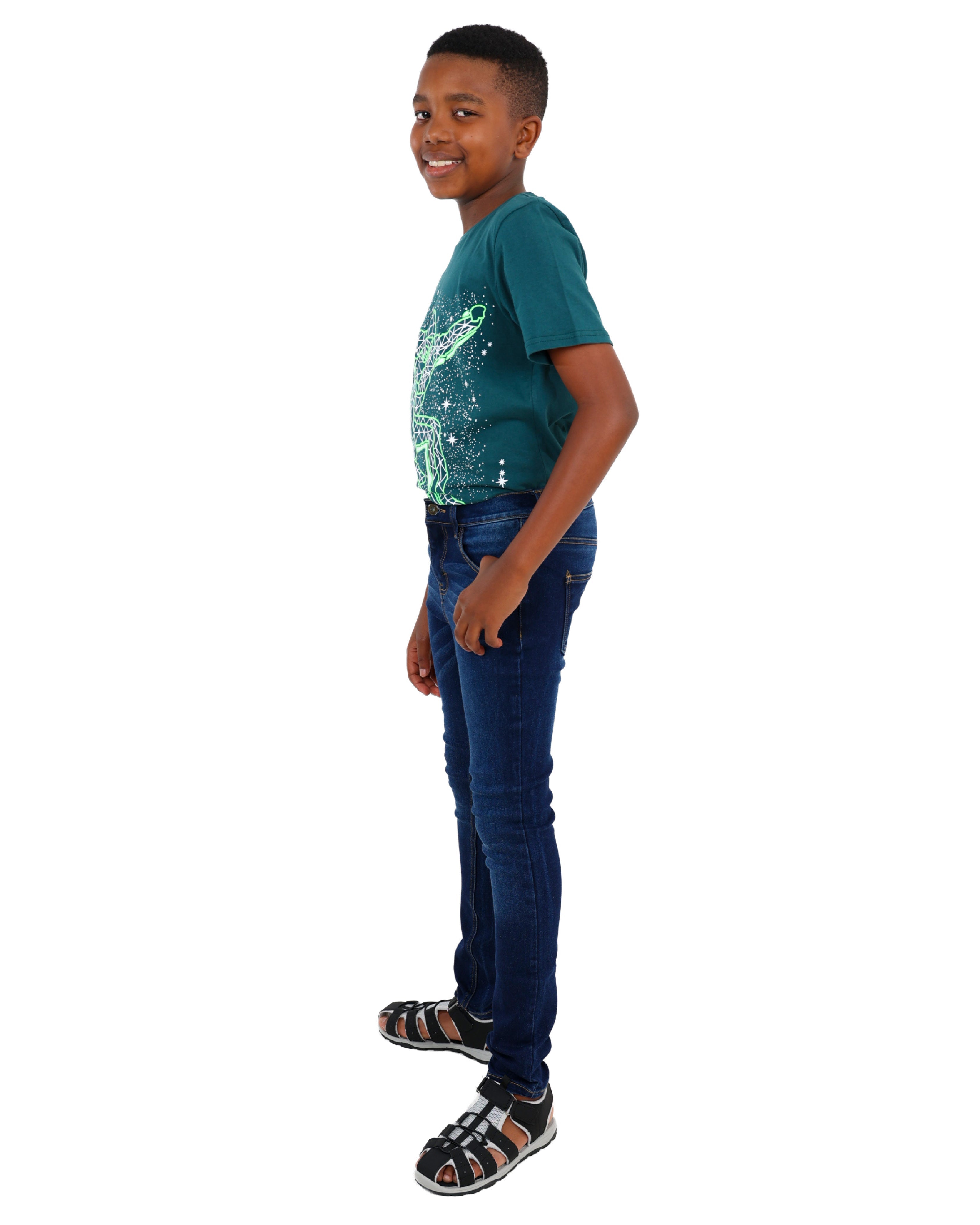 Dark Indigo Skinny Fit Denim Jeans