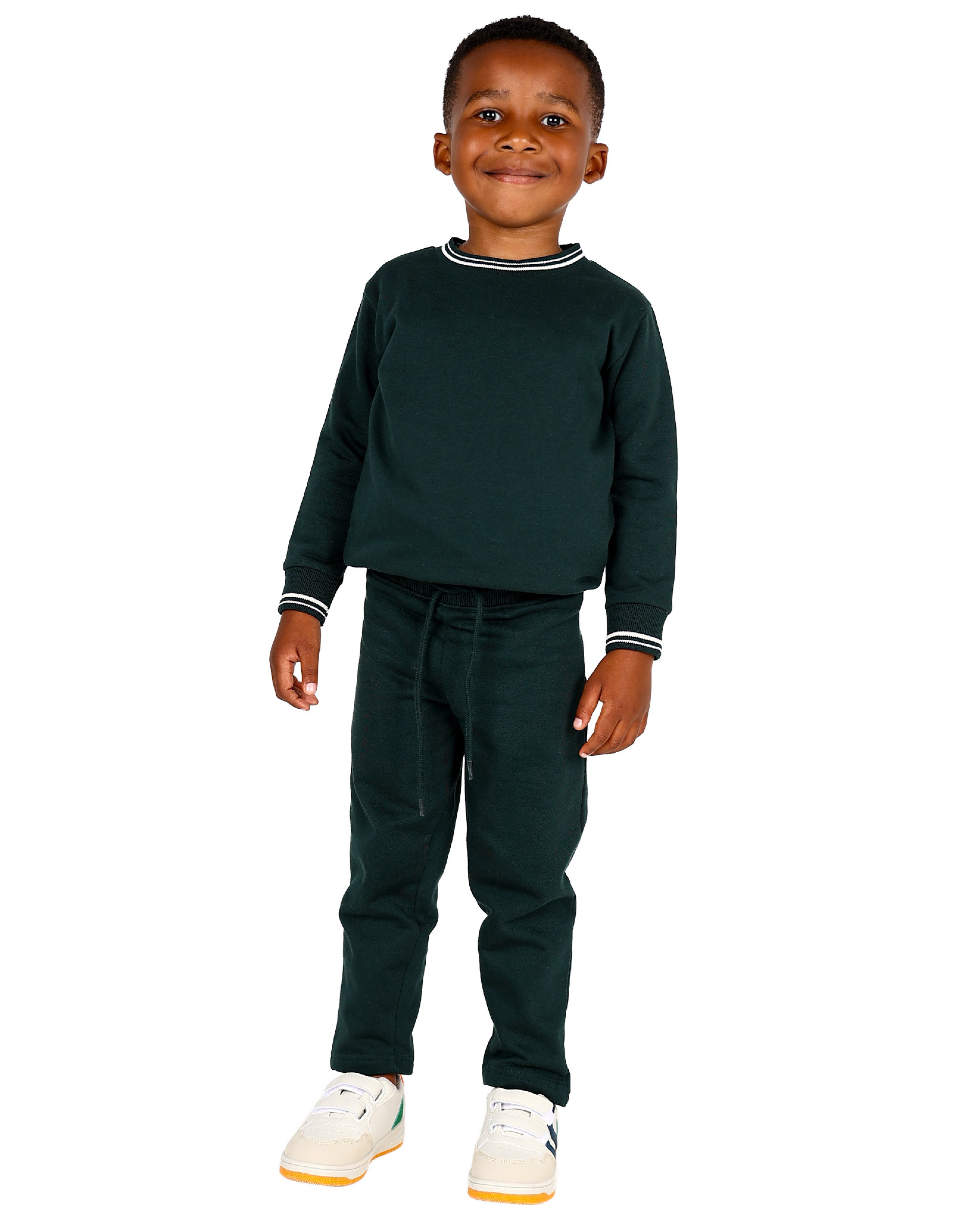 2 Pack Grey Boston Hoody & Green Sweatshirt