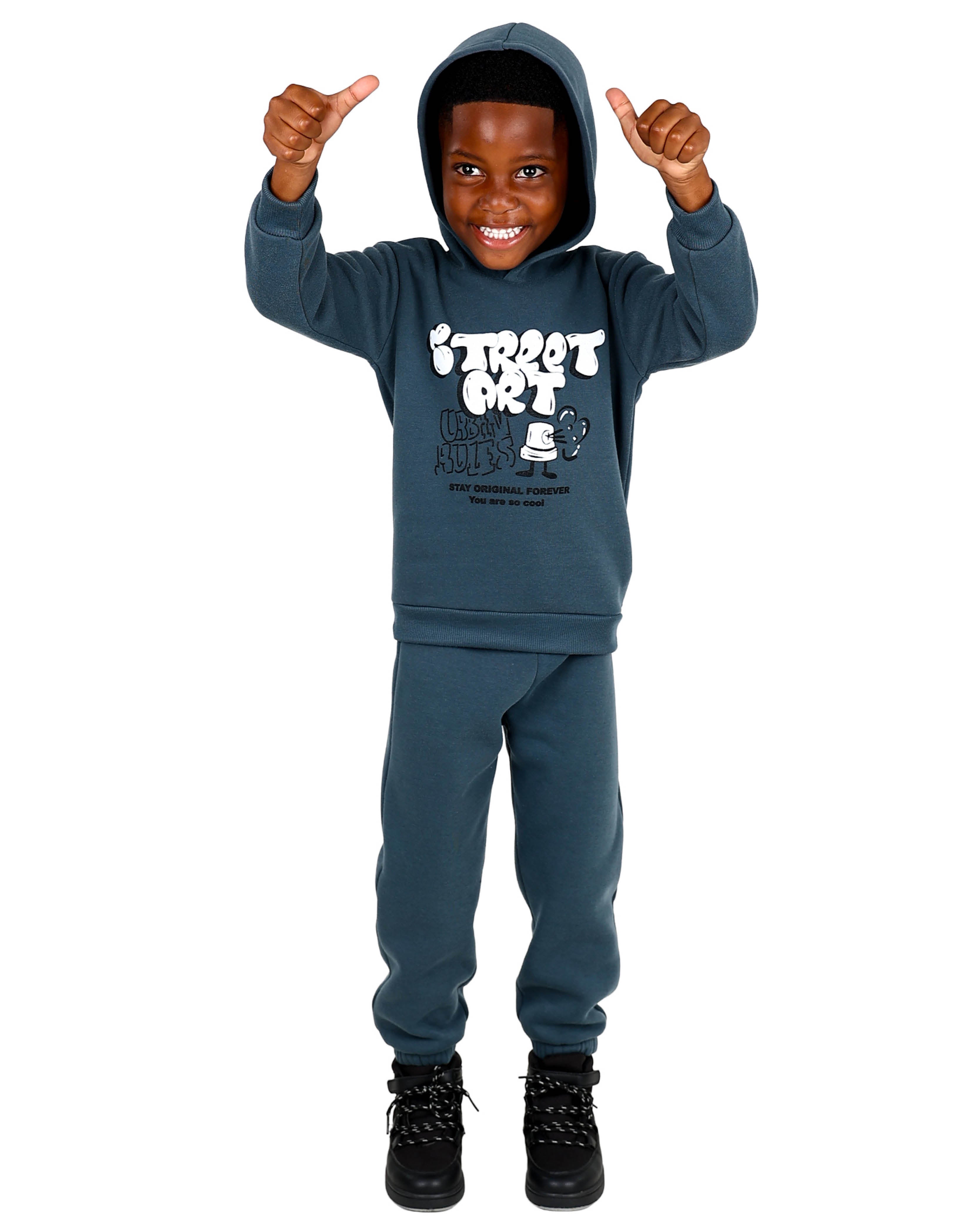 Street Art Graphic Print Tracksuit