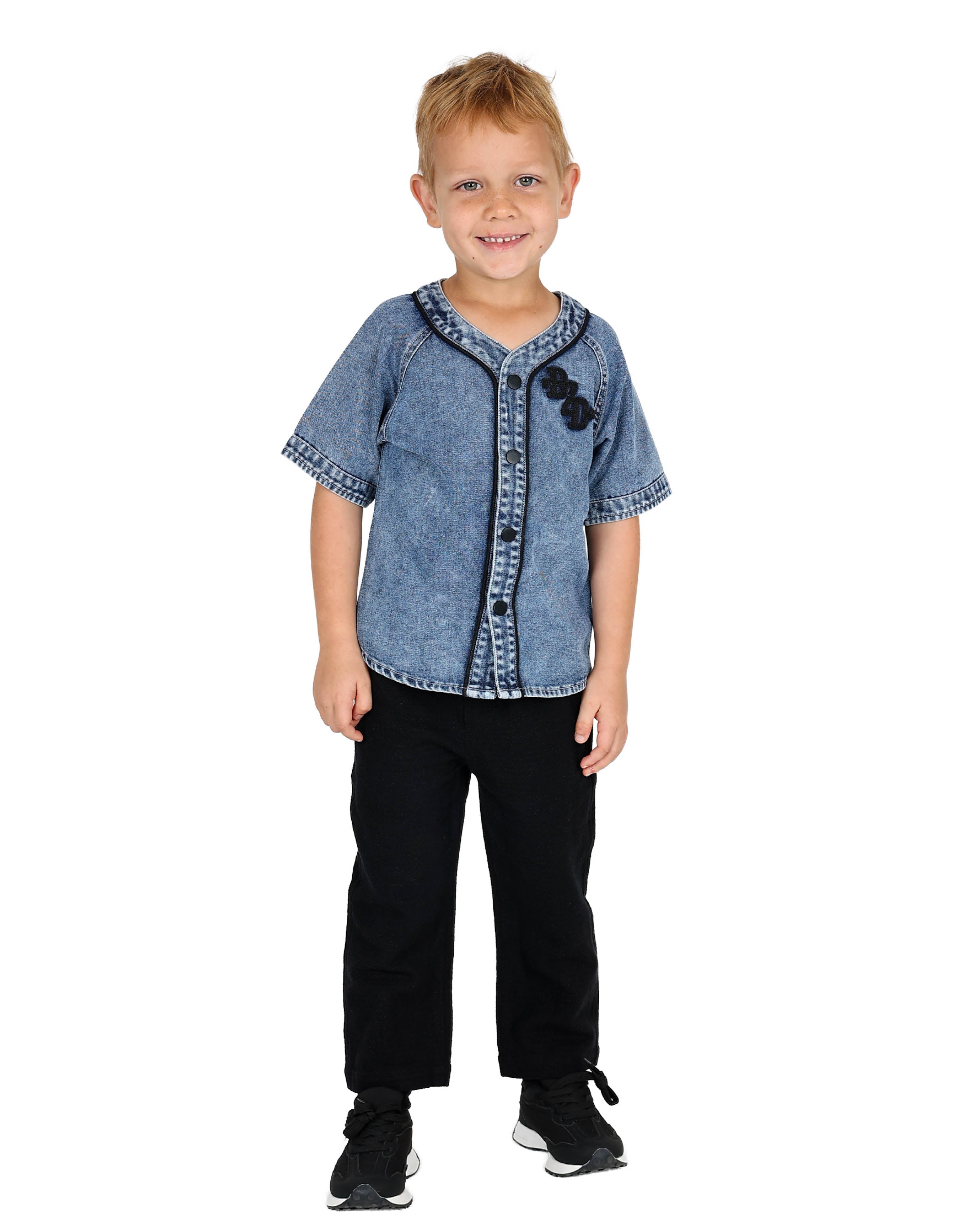 Black Baggy Jacquard Pants