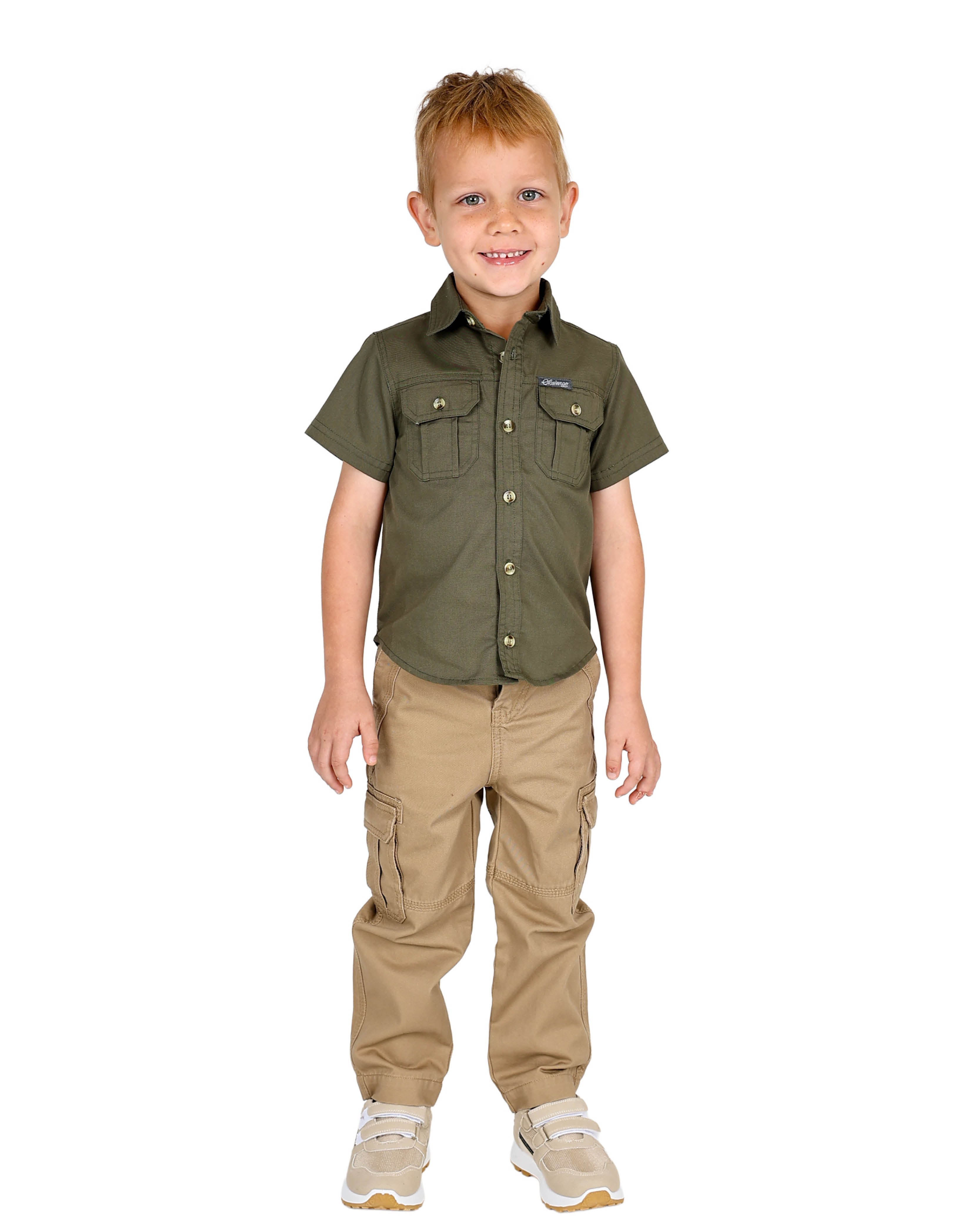 Okavango Short Sleeve Olive Adventure Shirt