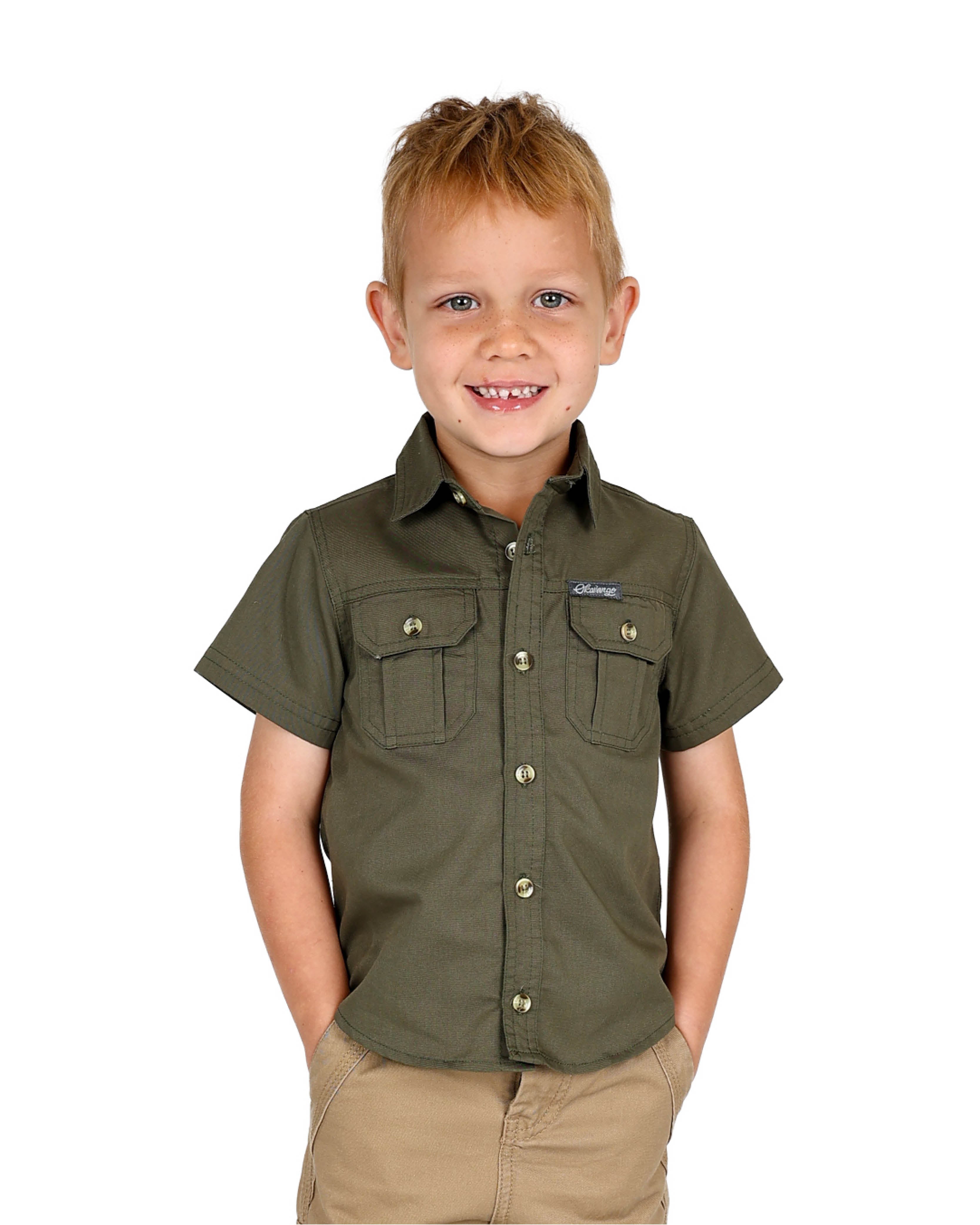 Okavango Short Sleeve Olive Adventure Shirt