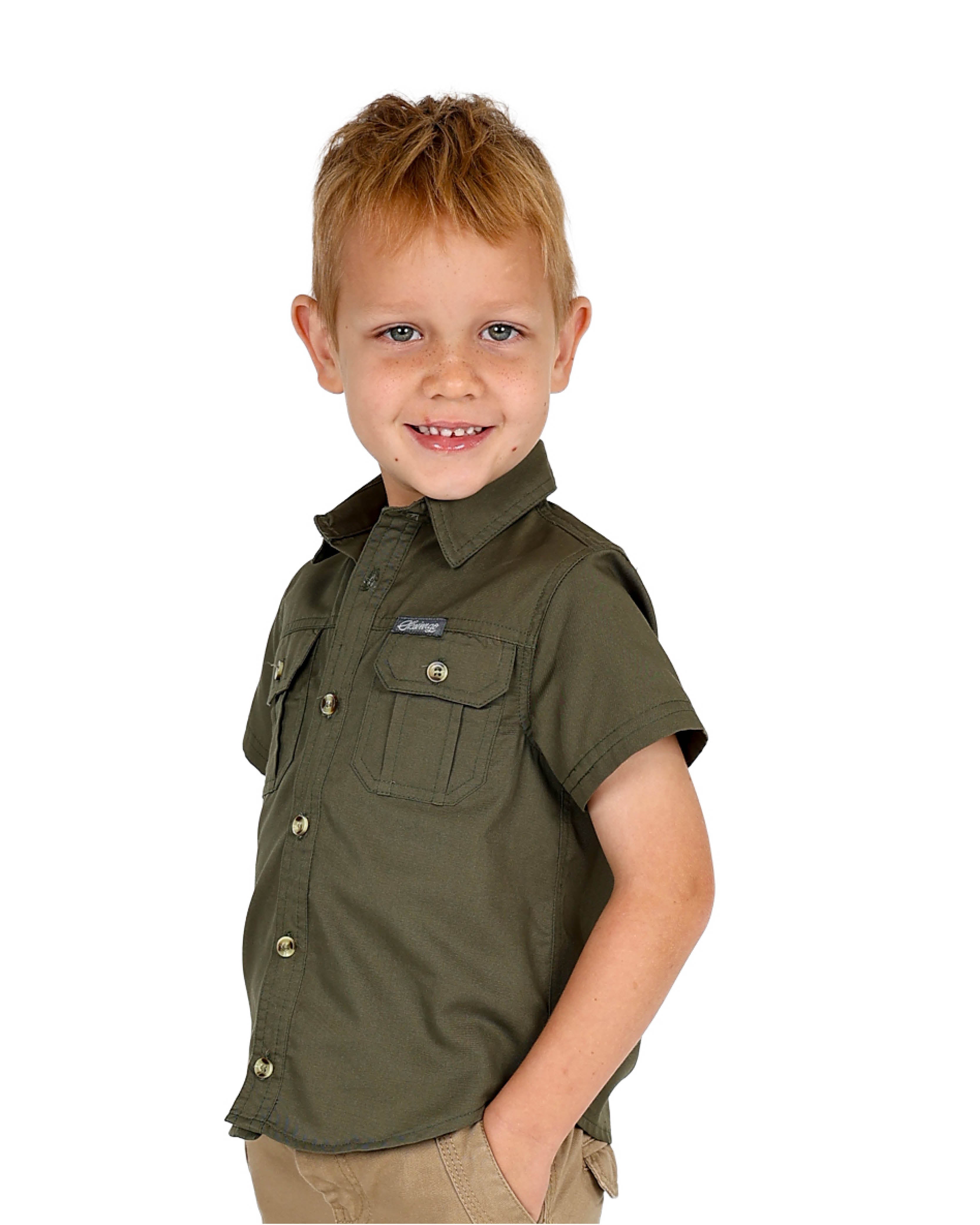Okavango Short Sleeve Olive Adventure Shirt