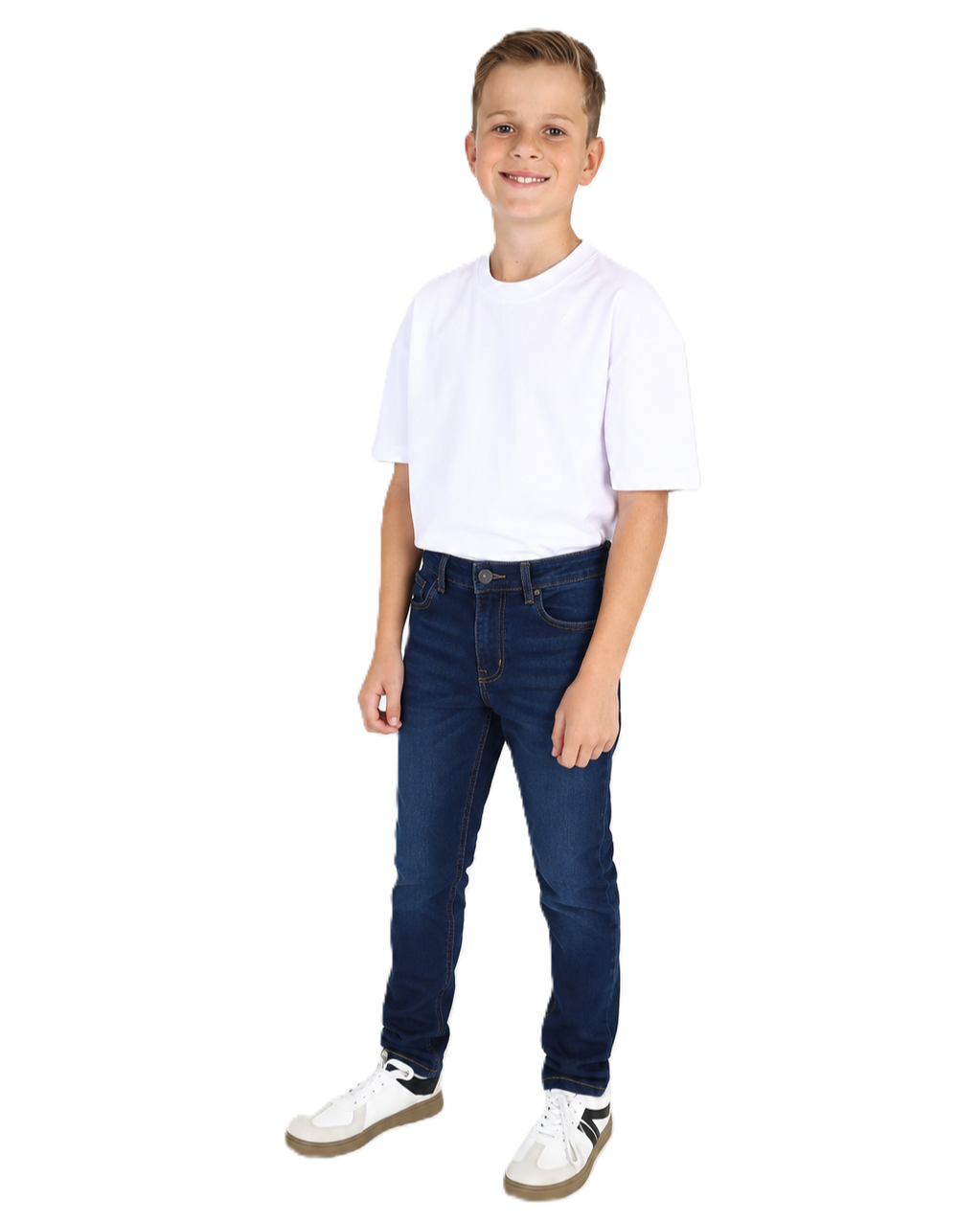 Dark Indigo Skinny Fit Denim Jeans