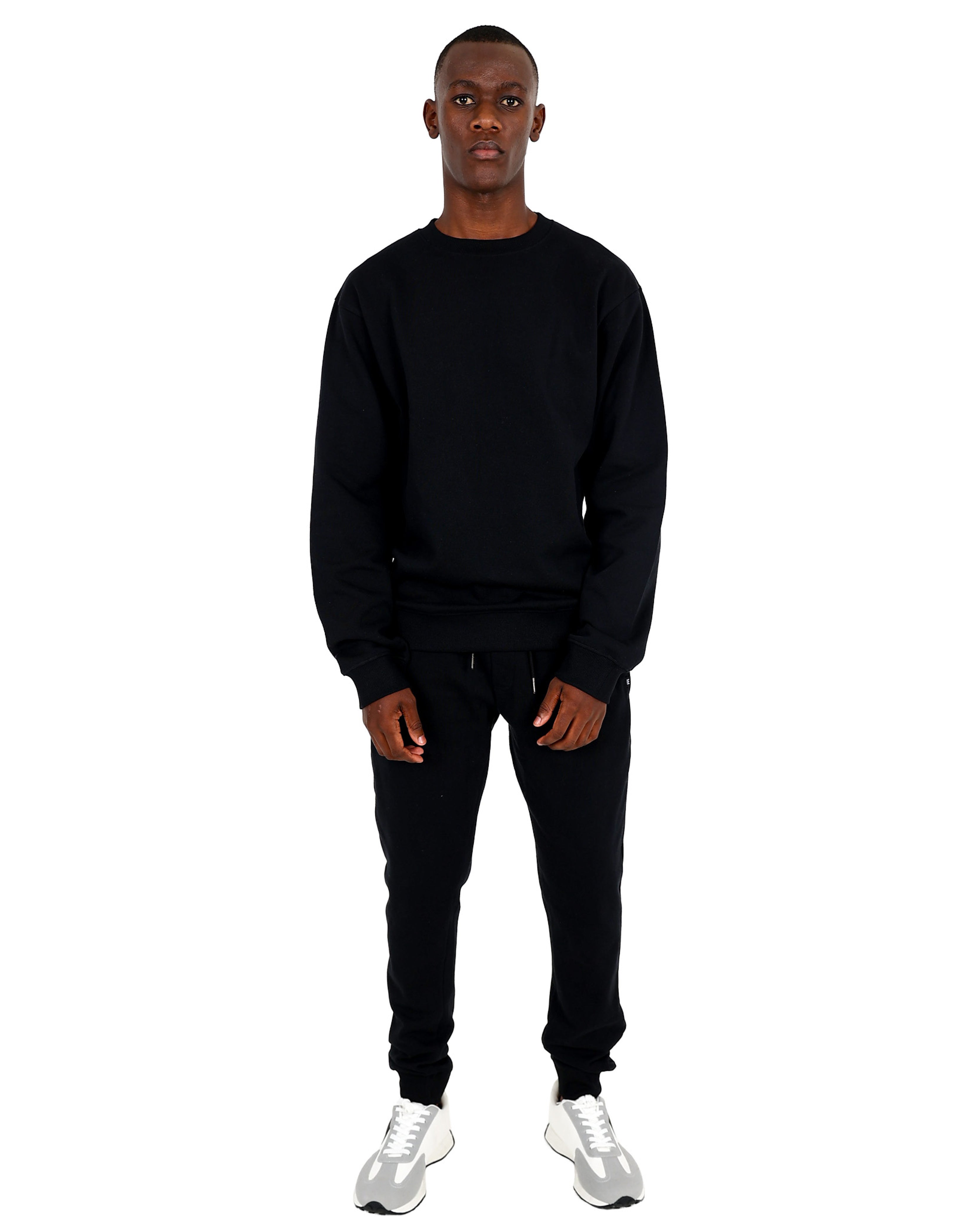 Classic Cotton Rich Black Track Pants