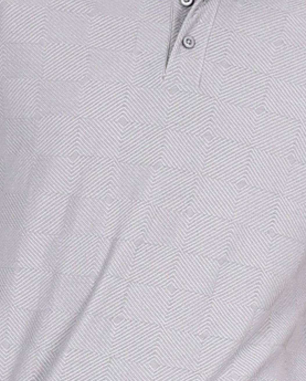 Short Sleeve Silver Jaquard Golfer