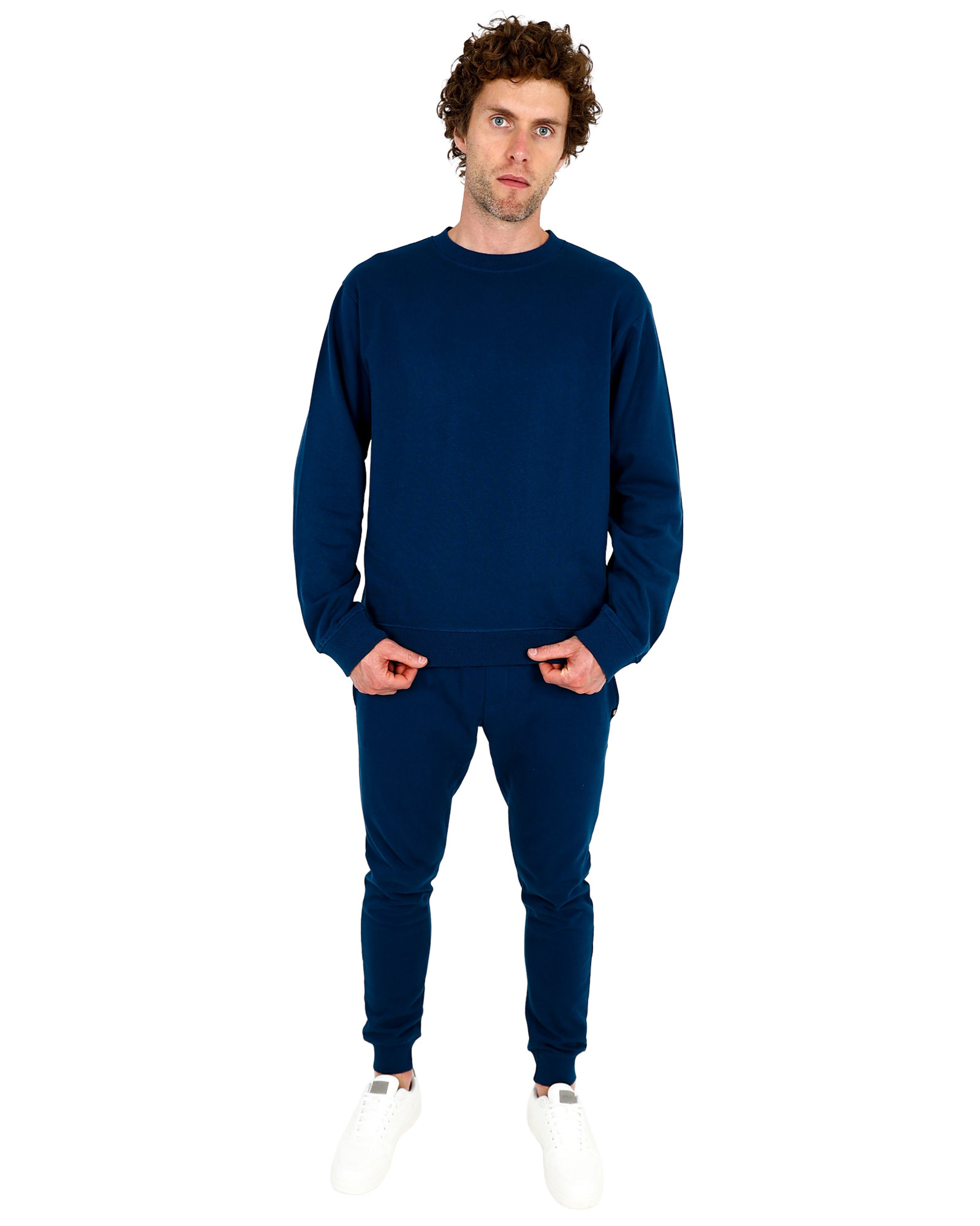 Classic Cotton Rich Teal Track Pants
