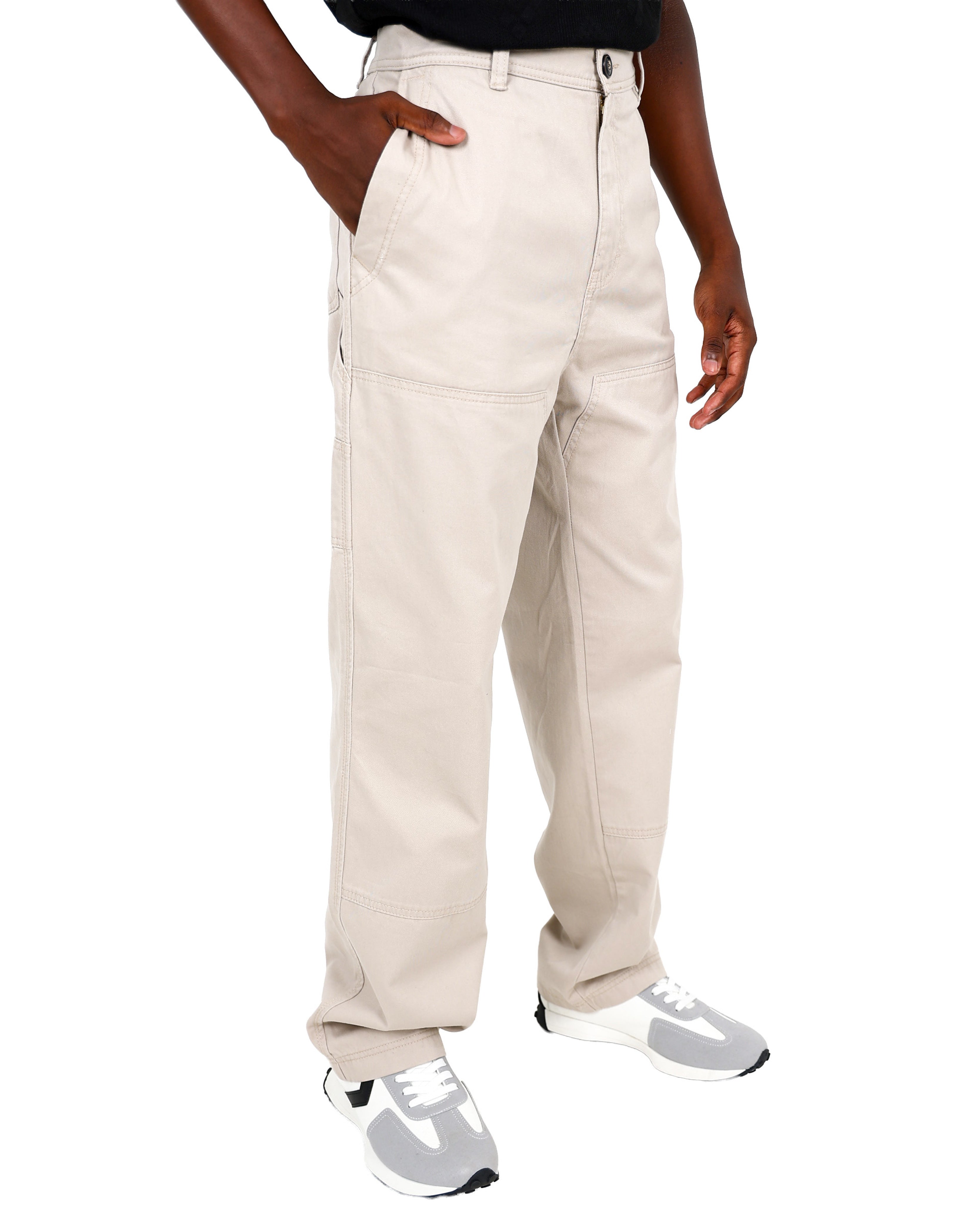 Straight Leg Stone Classic Cotton Carpenter Pant