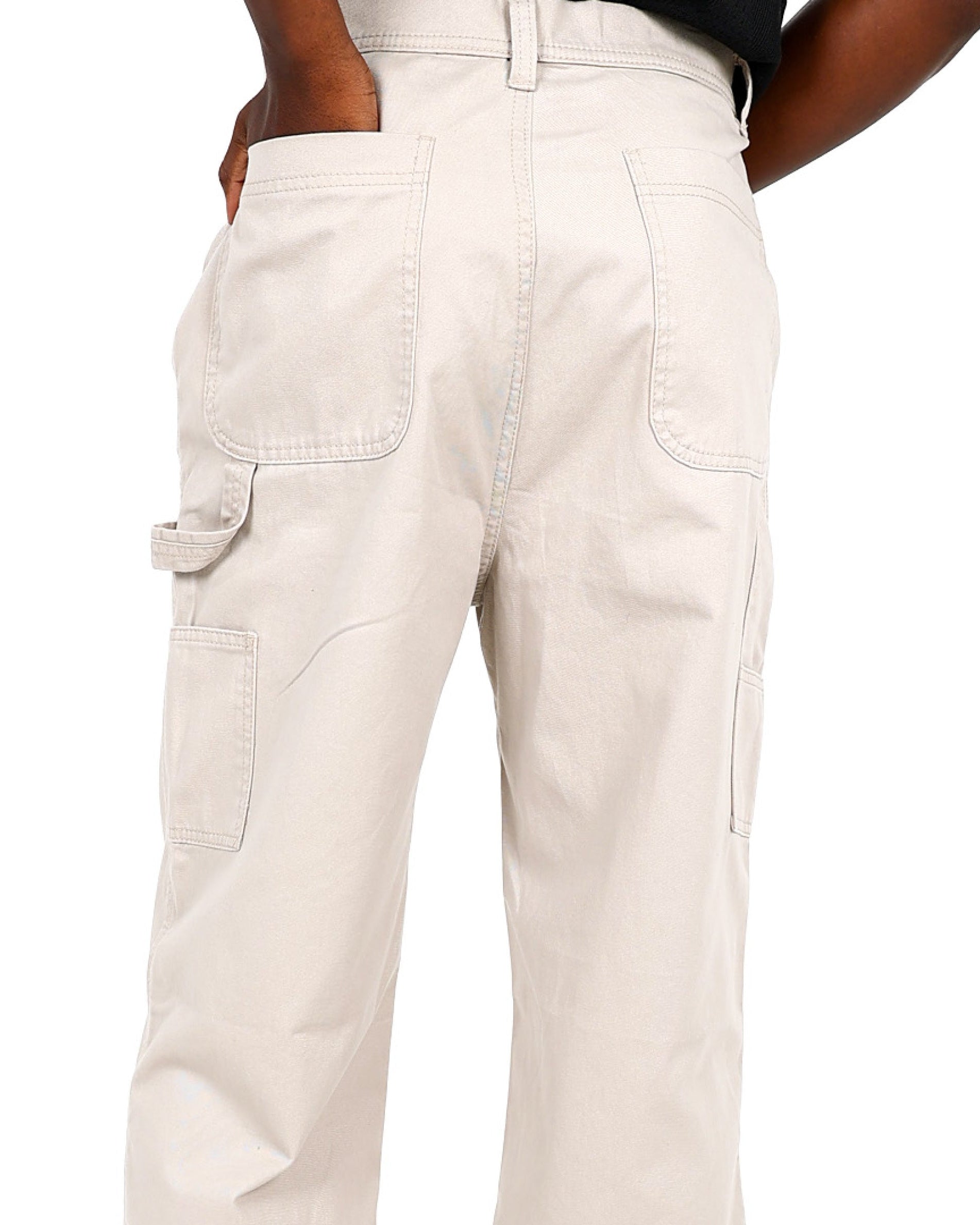 Straight Leg Stone Classic Cotton Carpenter Pant