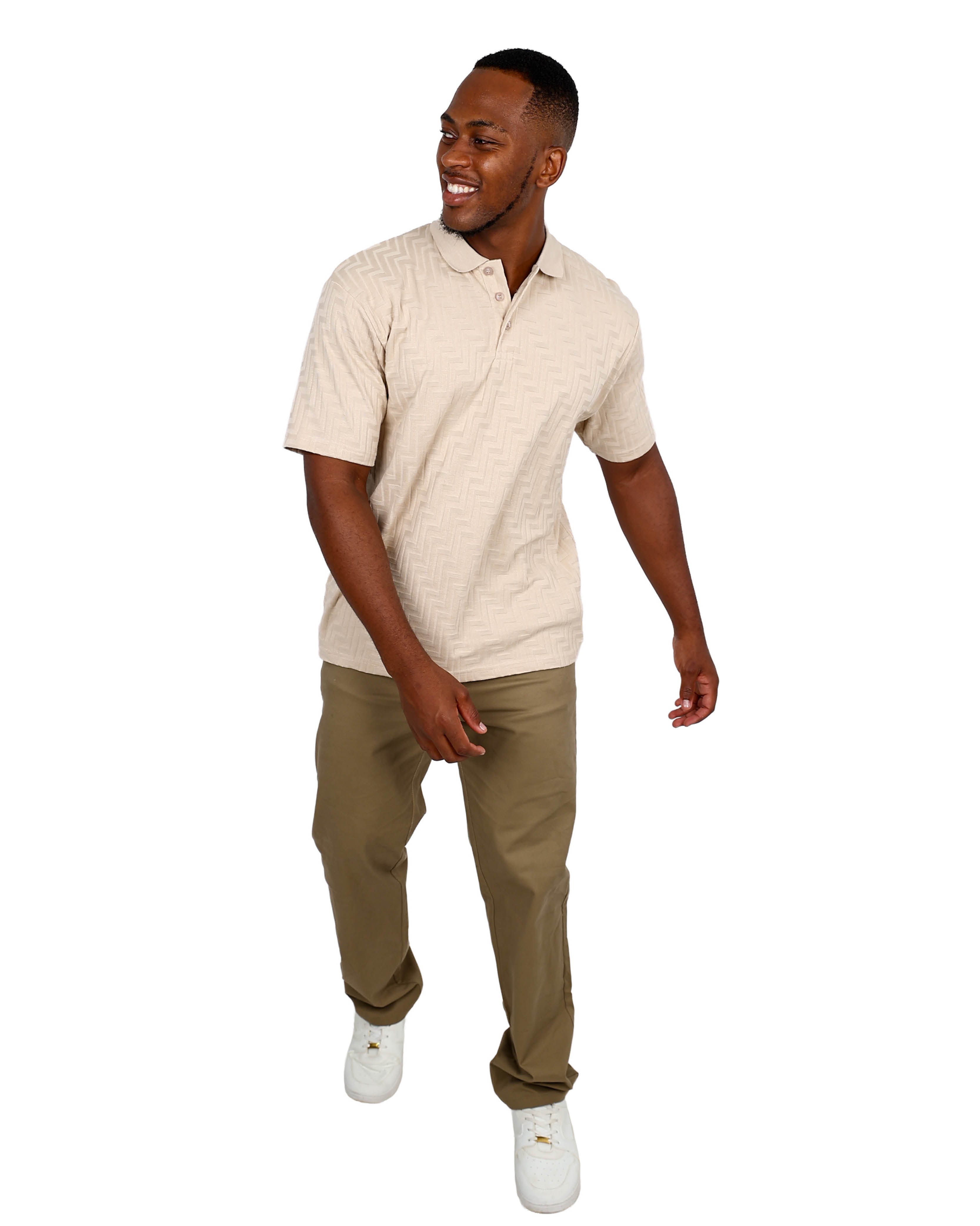 Straight Leg Khaki Stretch Chino