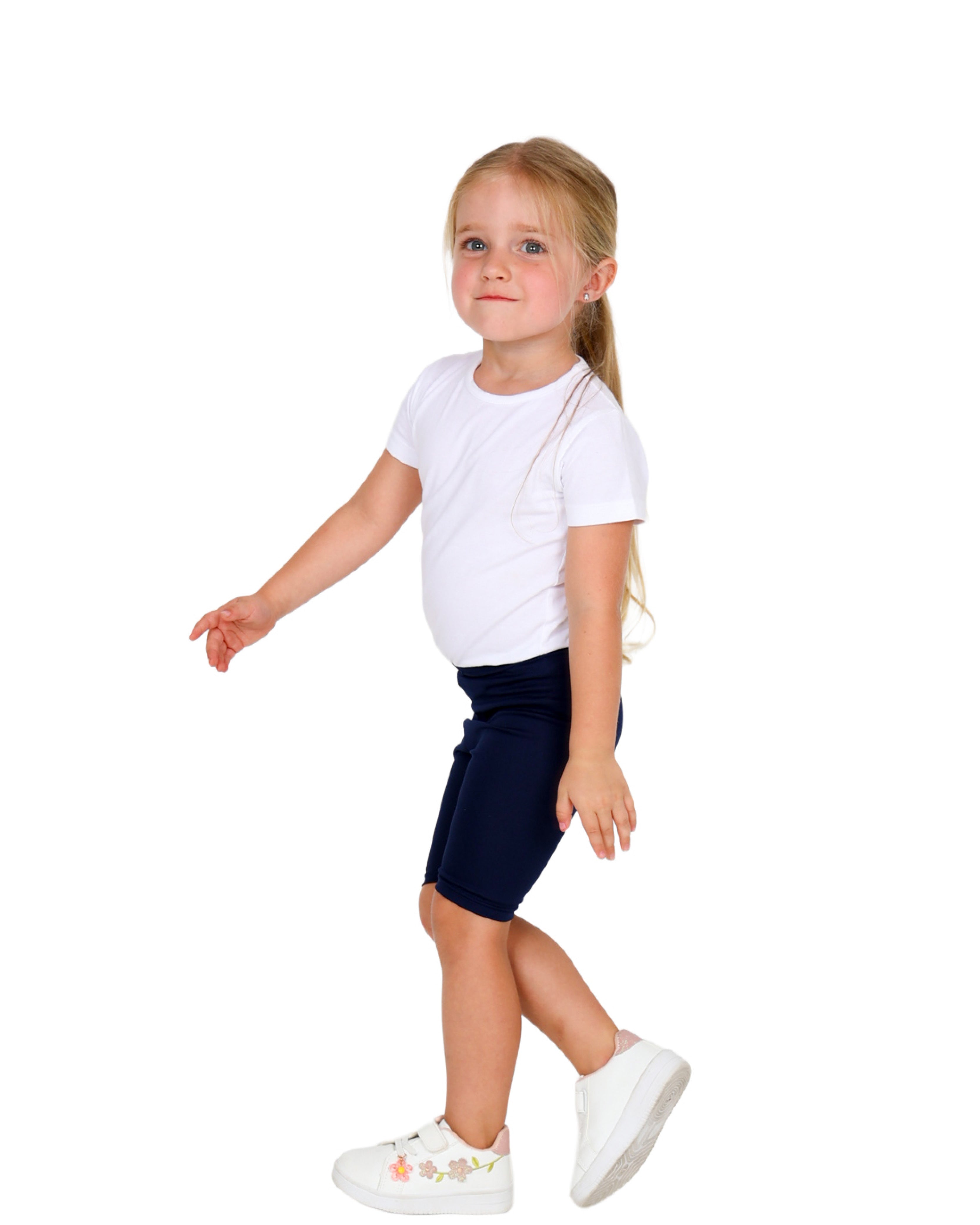 Navy Polyester Cycle Shorts