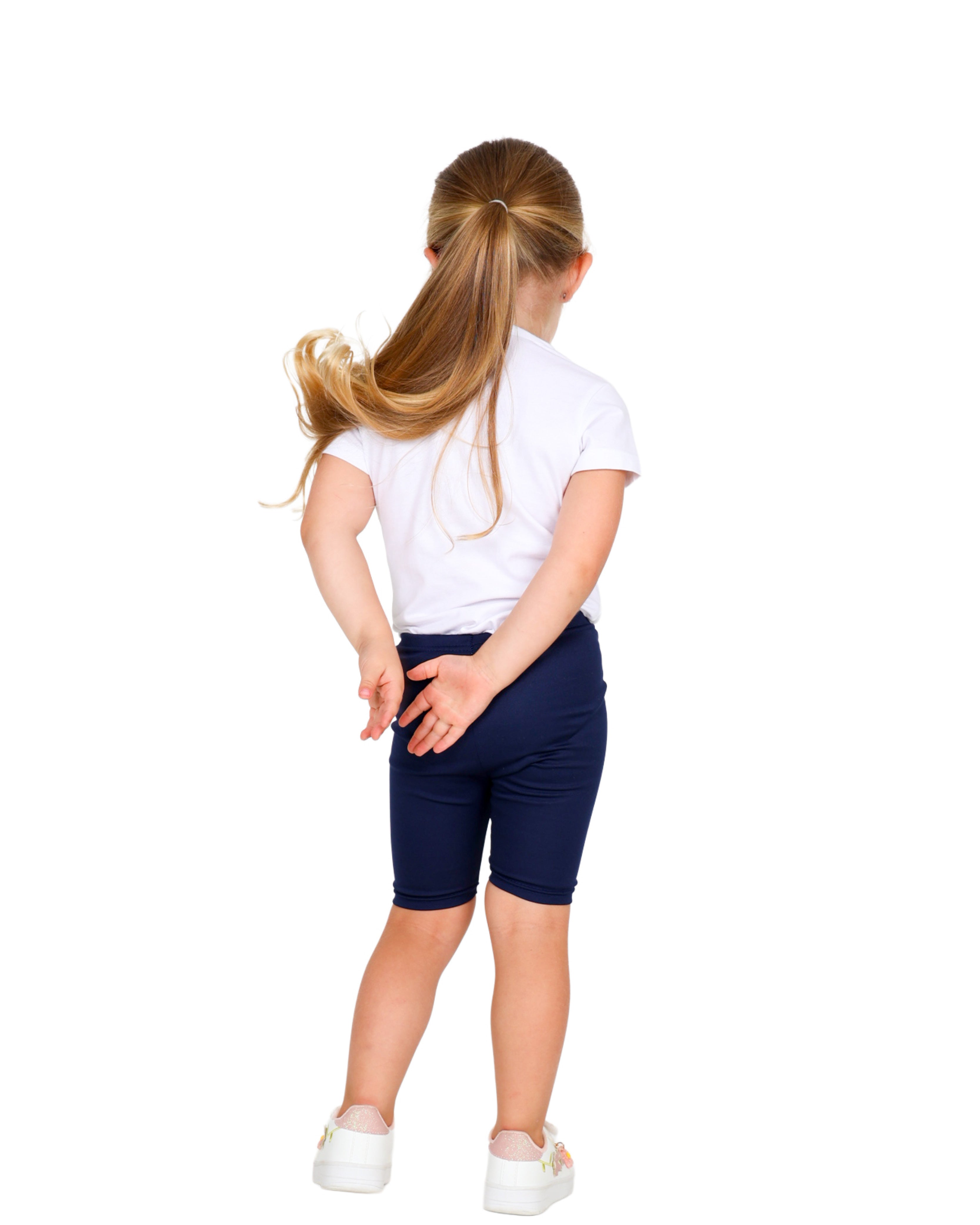 Navy Trilobal Cycle Shorts