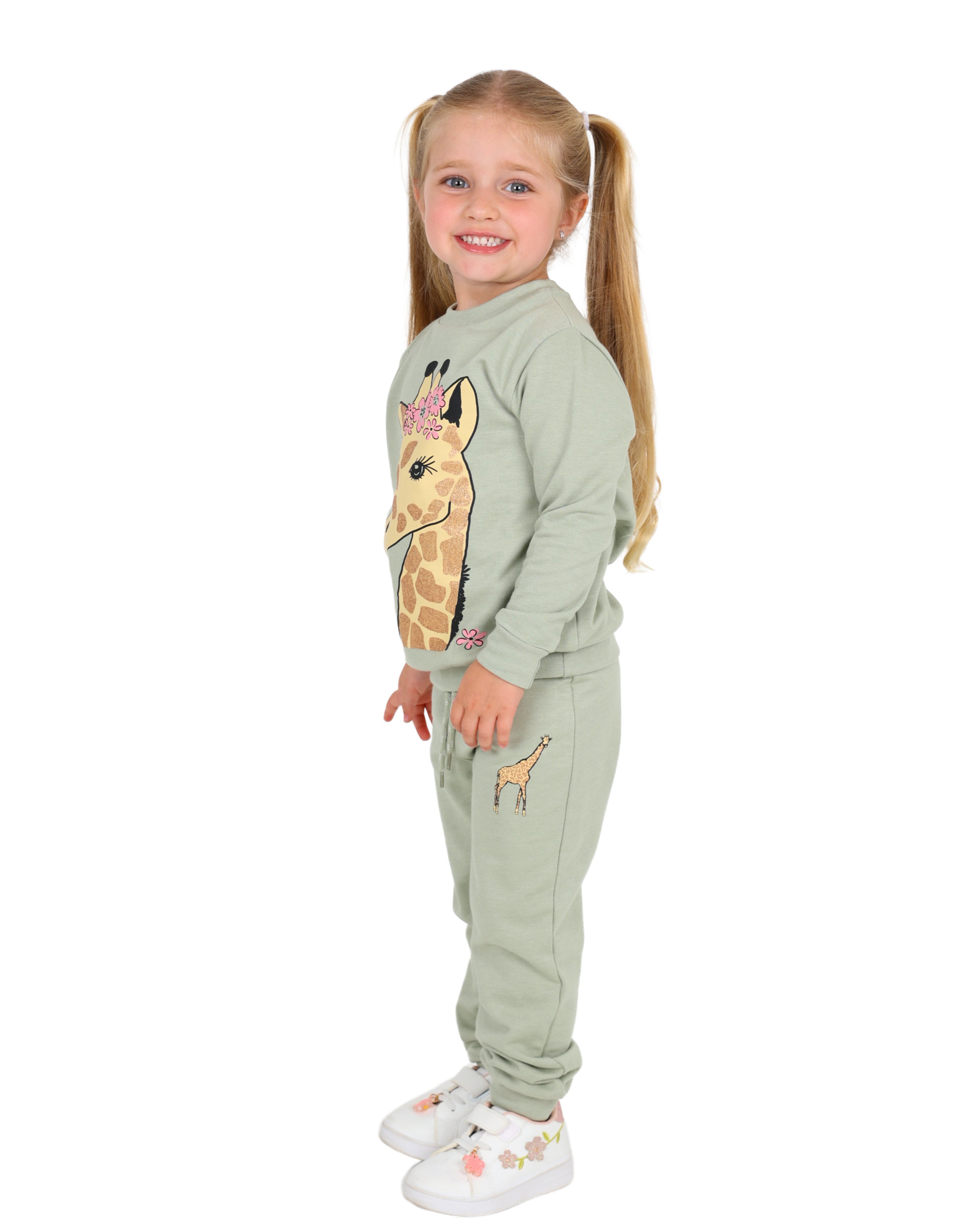 2 Pack Giraffe Graphic Print Active Pants