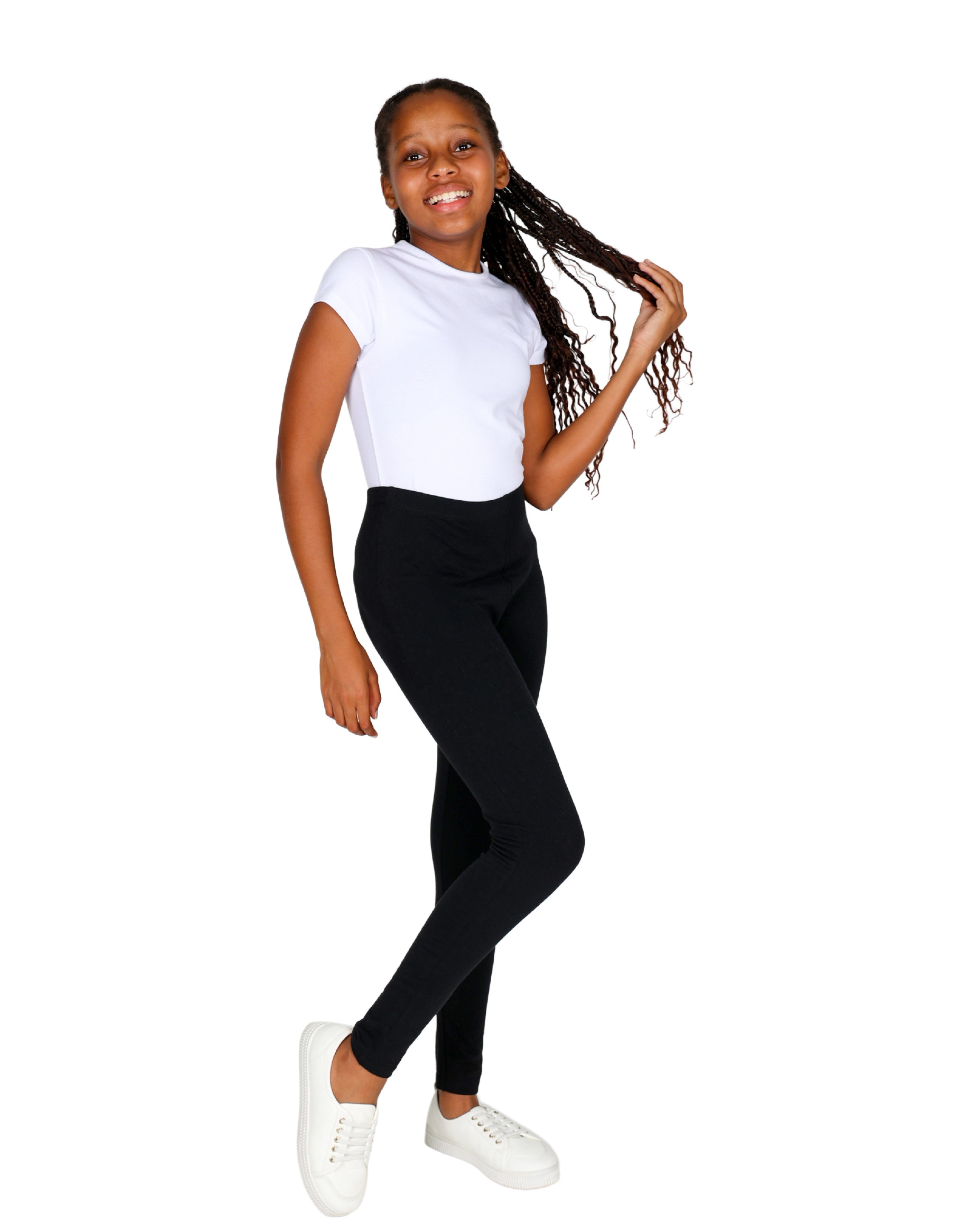 Short Sleeve Classic White Cotton Lycra T-Shirt