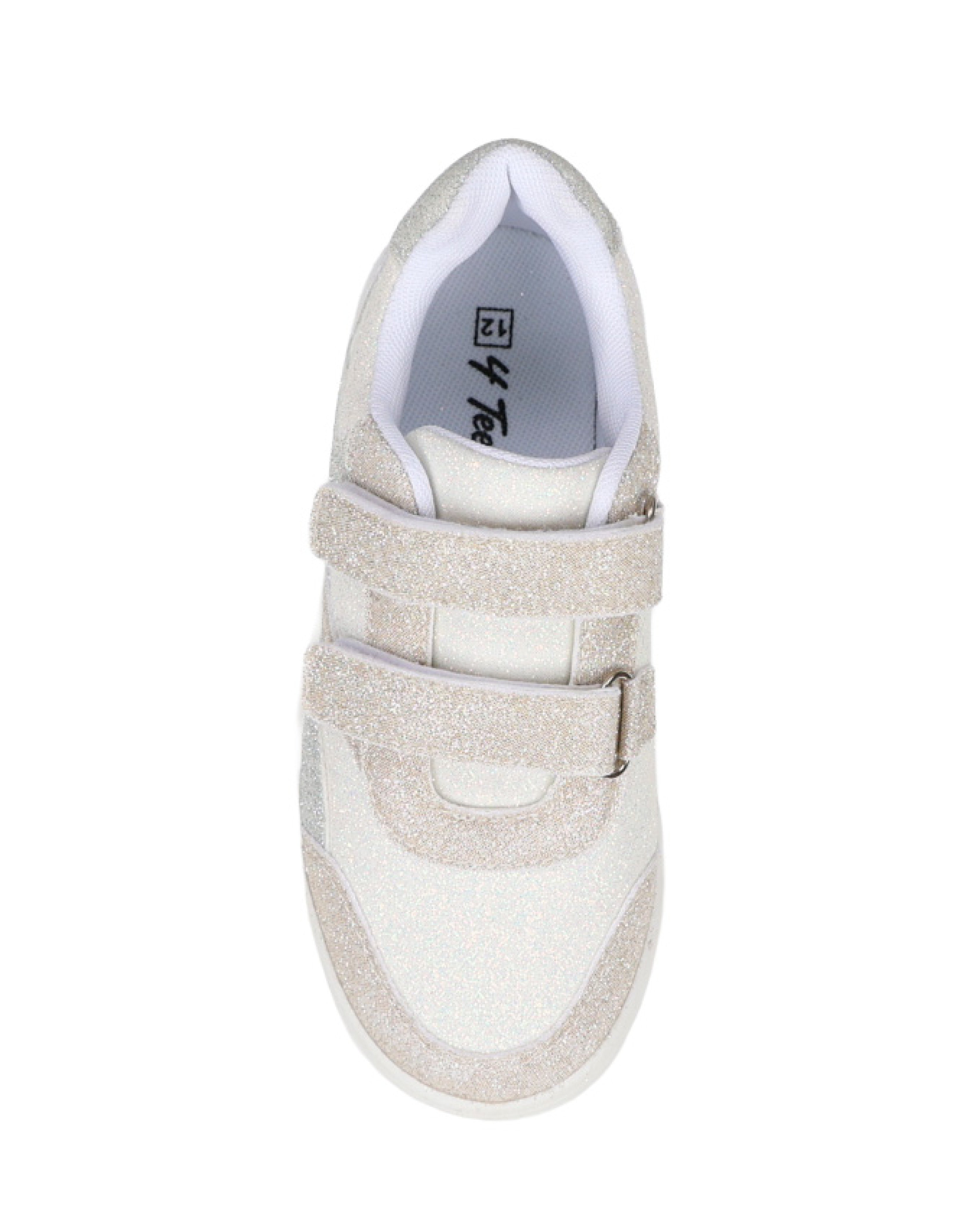 Girls Glamour Velcro Sneakers