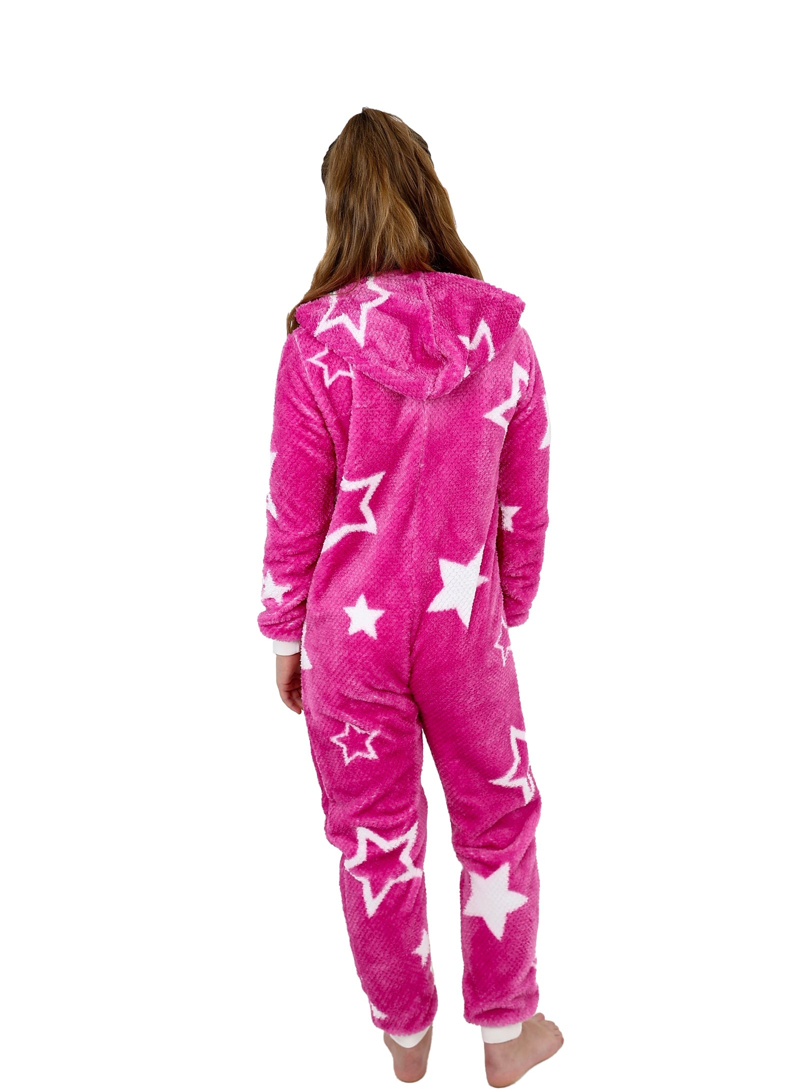 Star Print Hooded Onesie
