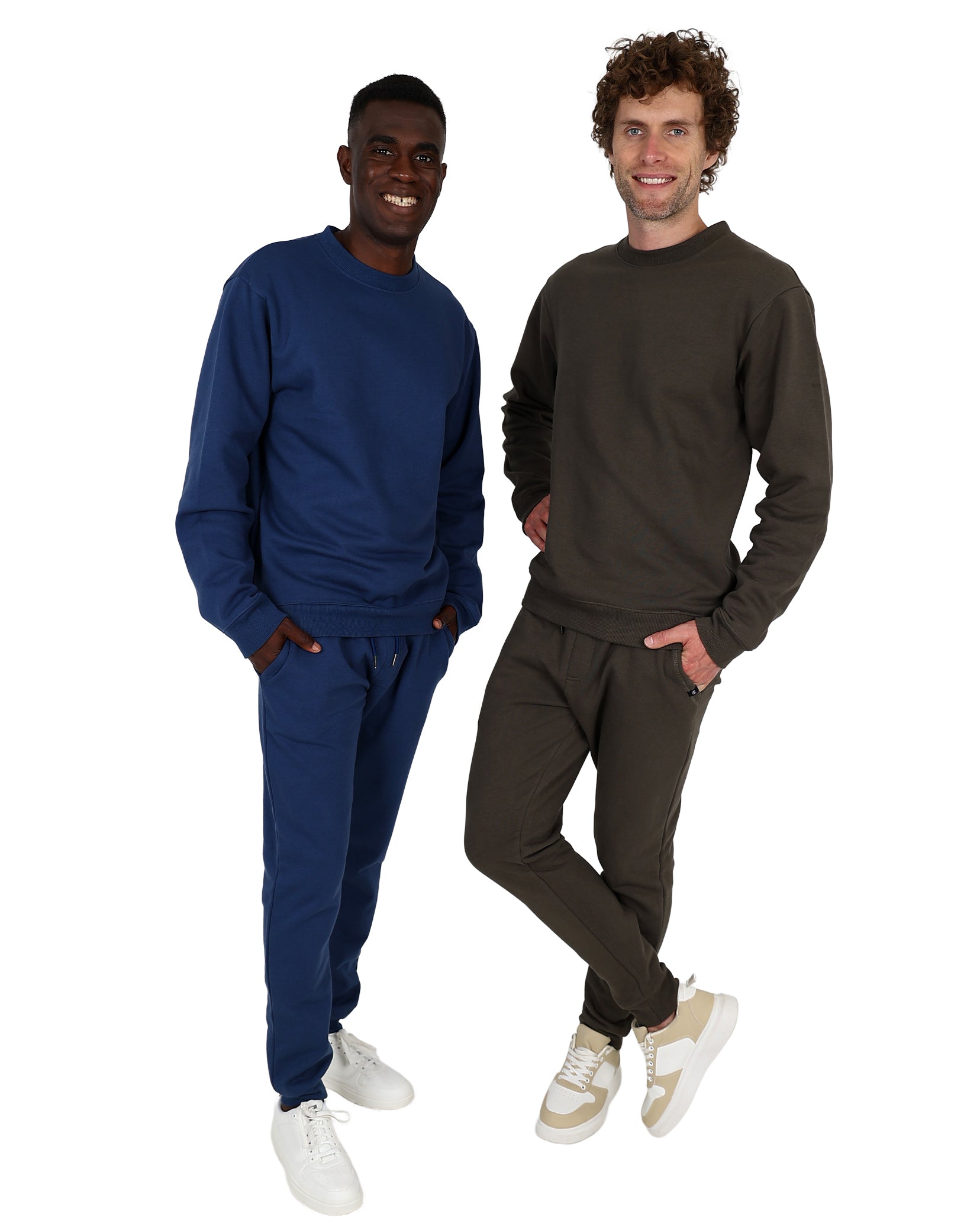 Long Sleeve Airforce Blue CVC Premium Fleece Sweatshirt
