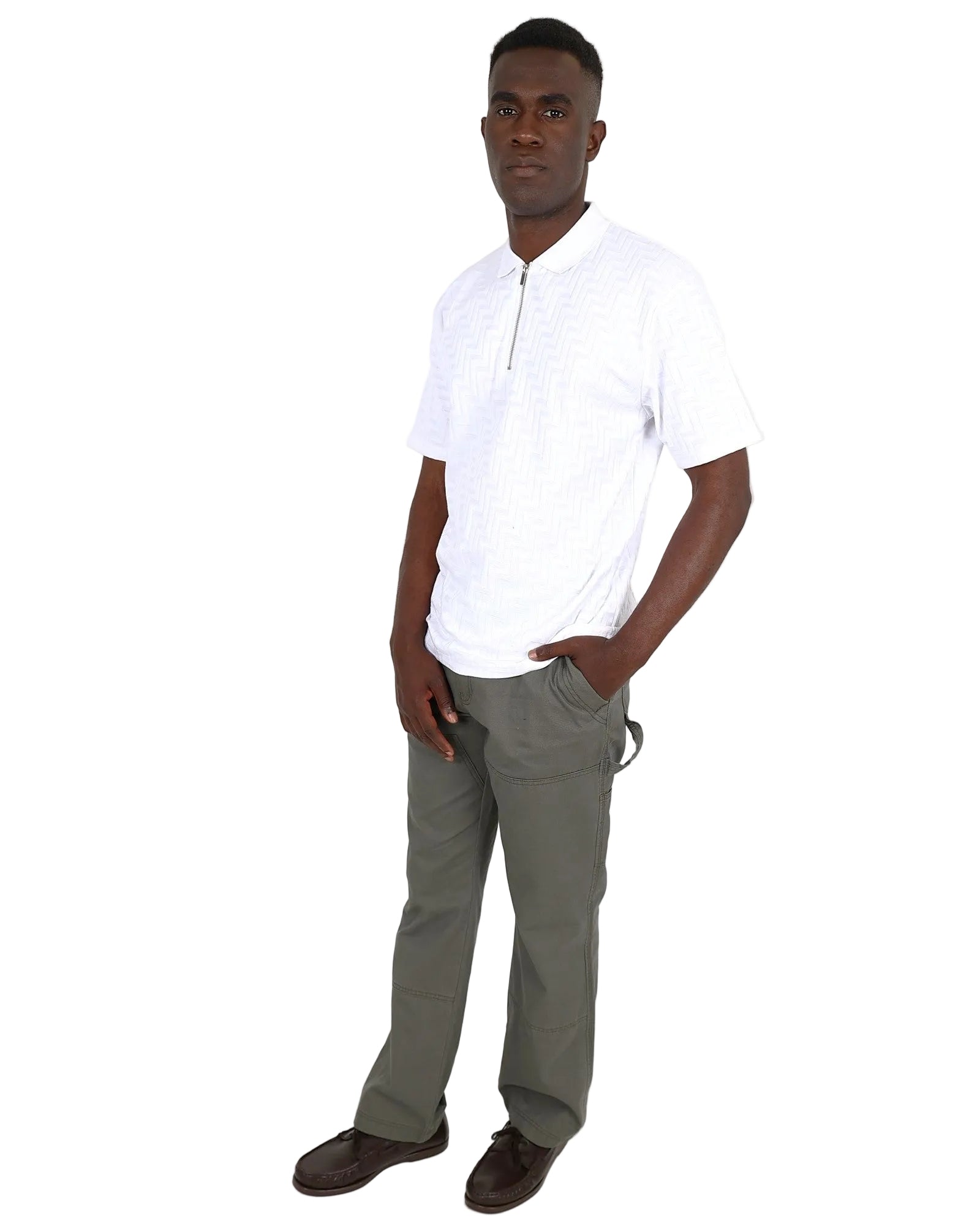 Straight Leg Olive Classic Cotton Carpenter Pant