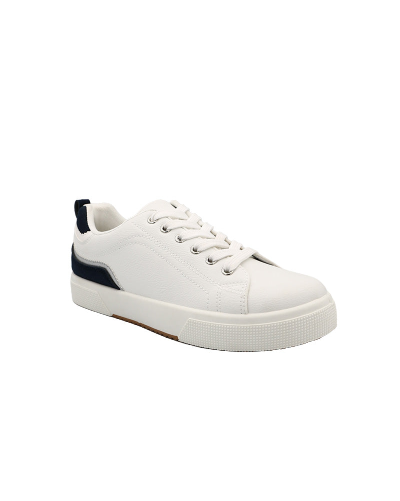 Contrast Heel Detail Cleated Sneaker