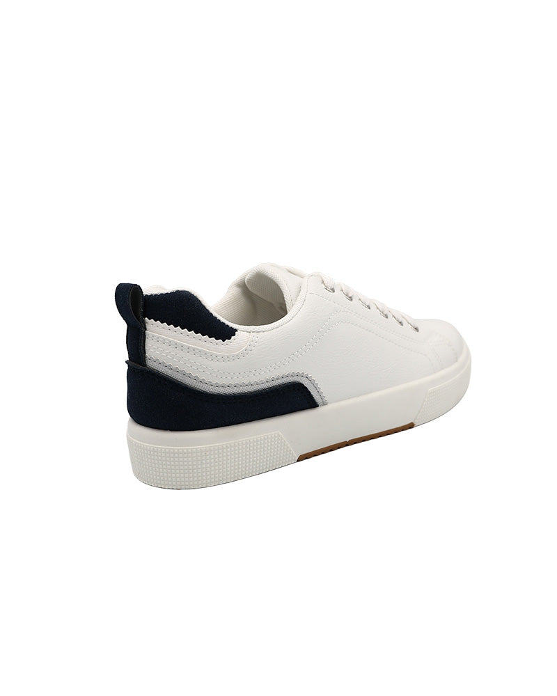 Contrast Heel Detail Cleated Sneaker