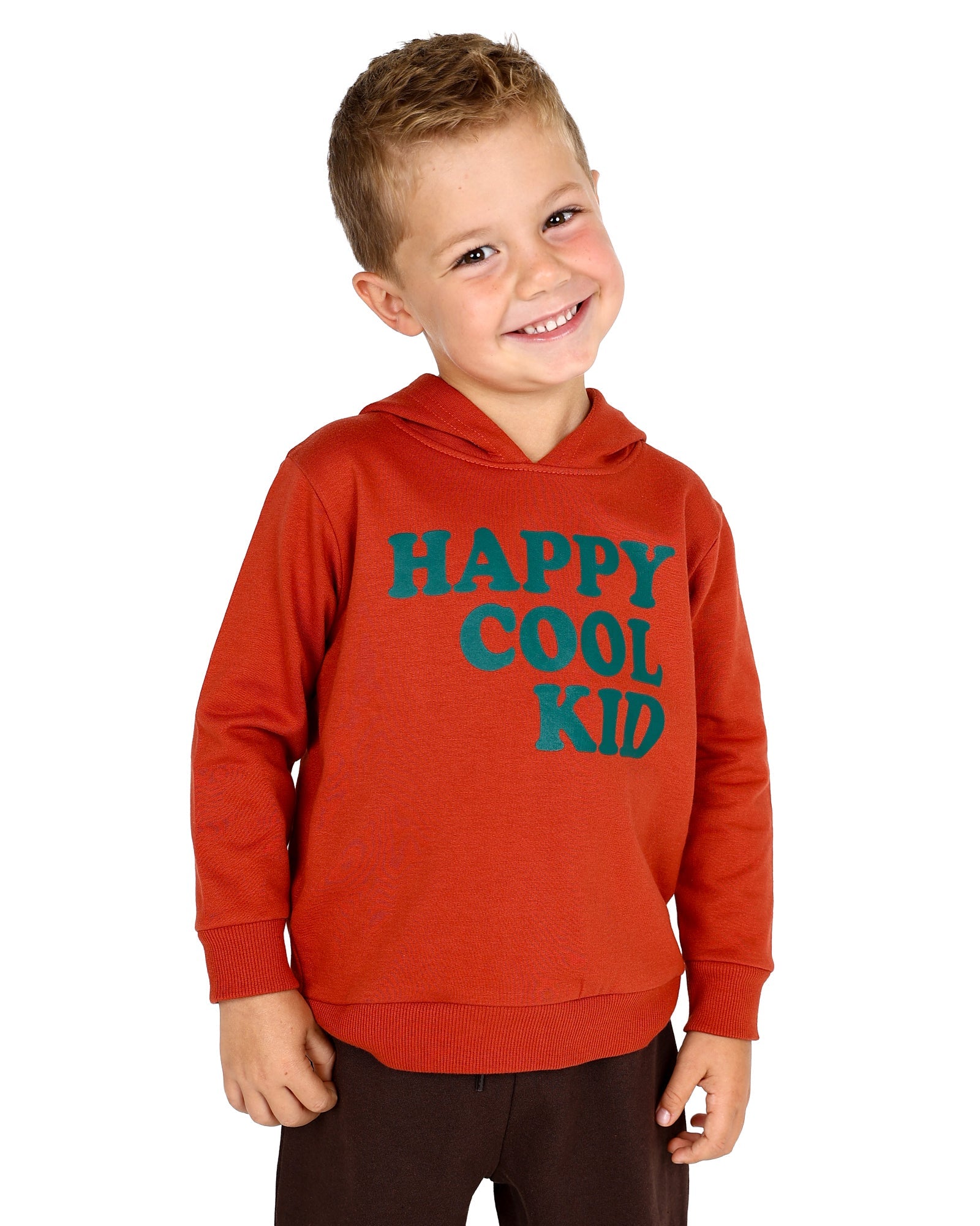 2 Pack Happy Cool Kid Graphic Hoodie & Sweater