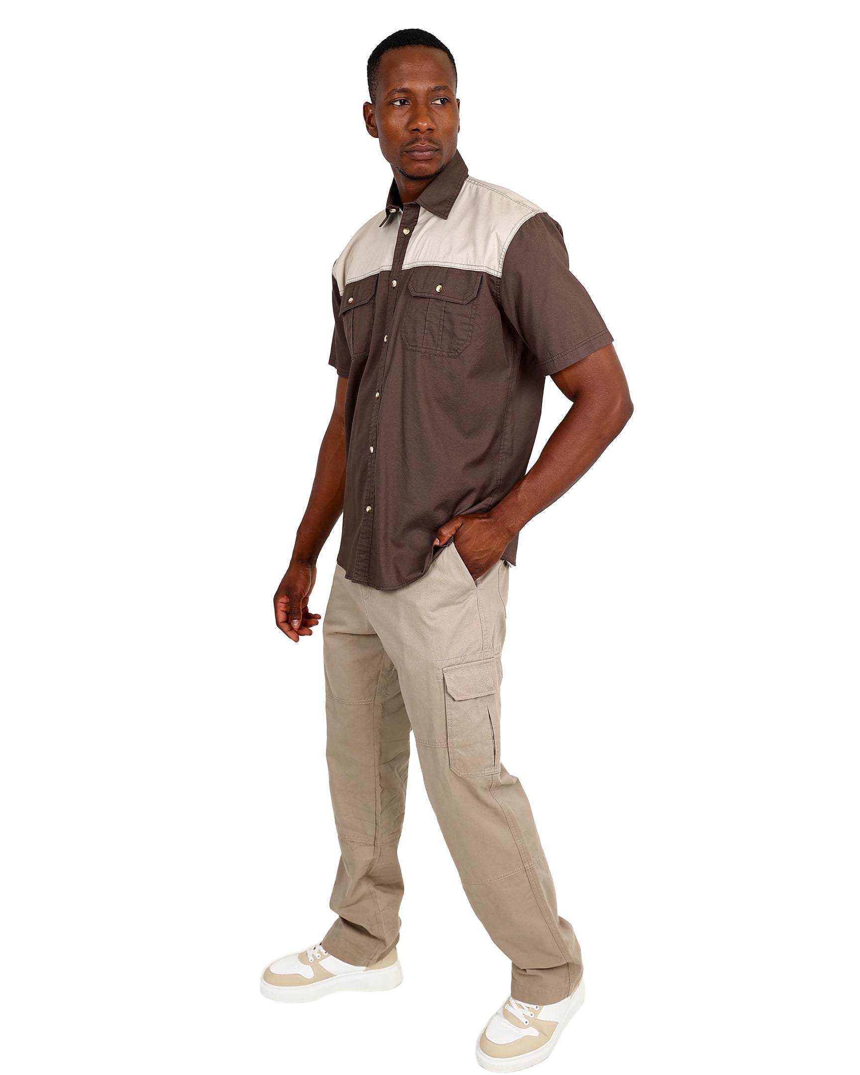 Okavango Beige Cargo Pants