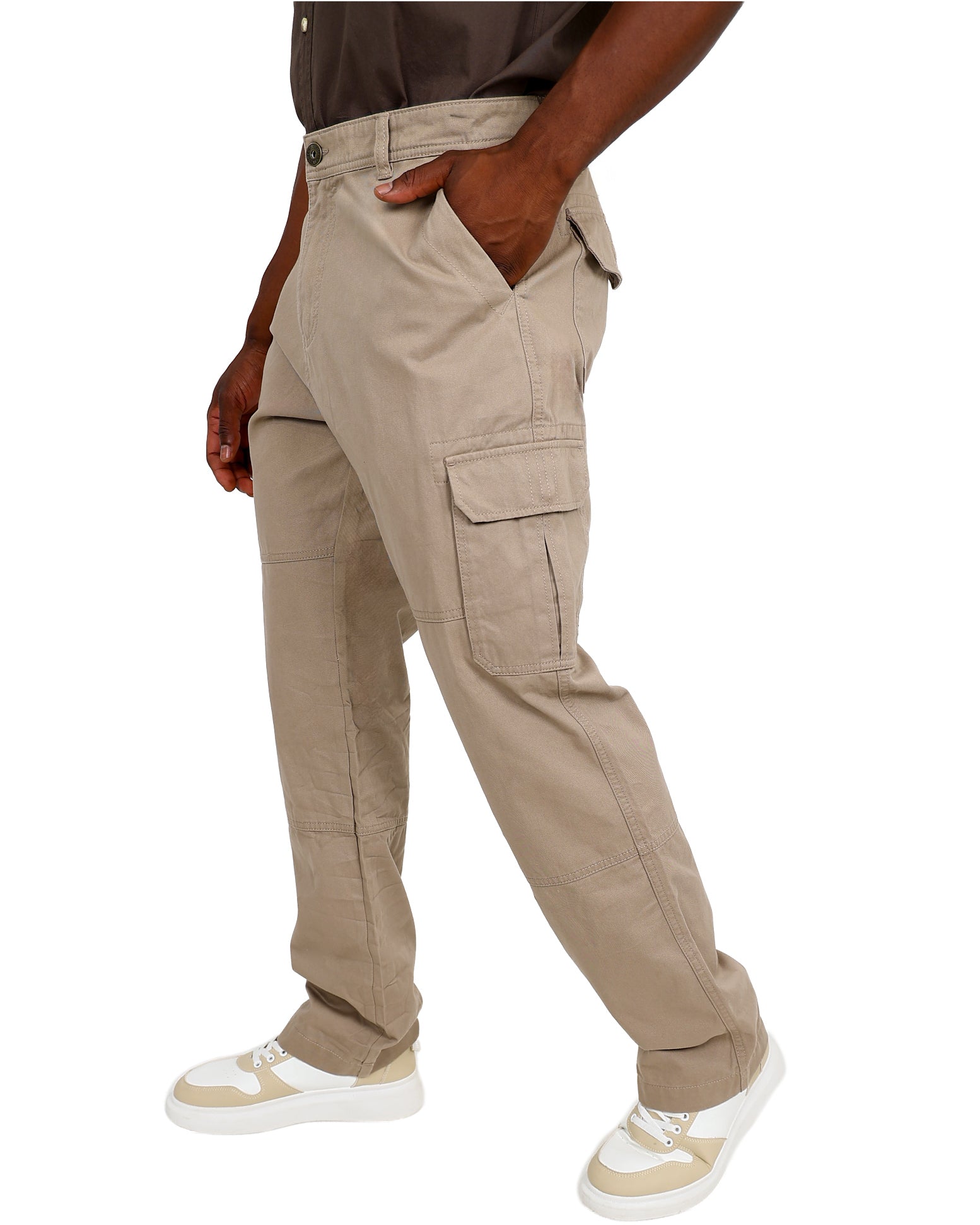 Okavango Beige Cargo Pants