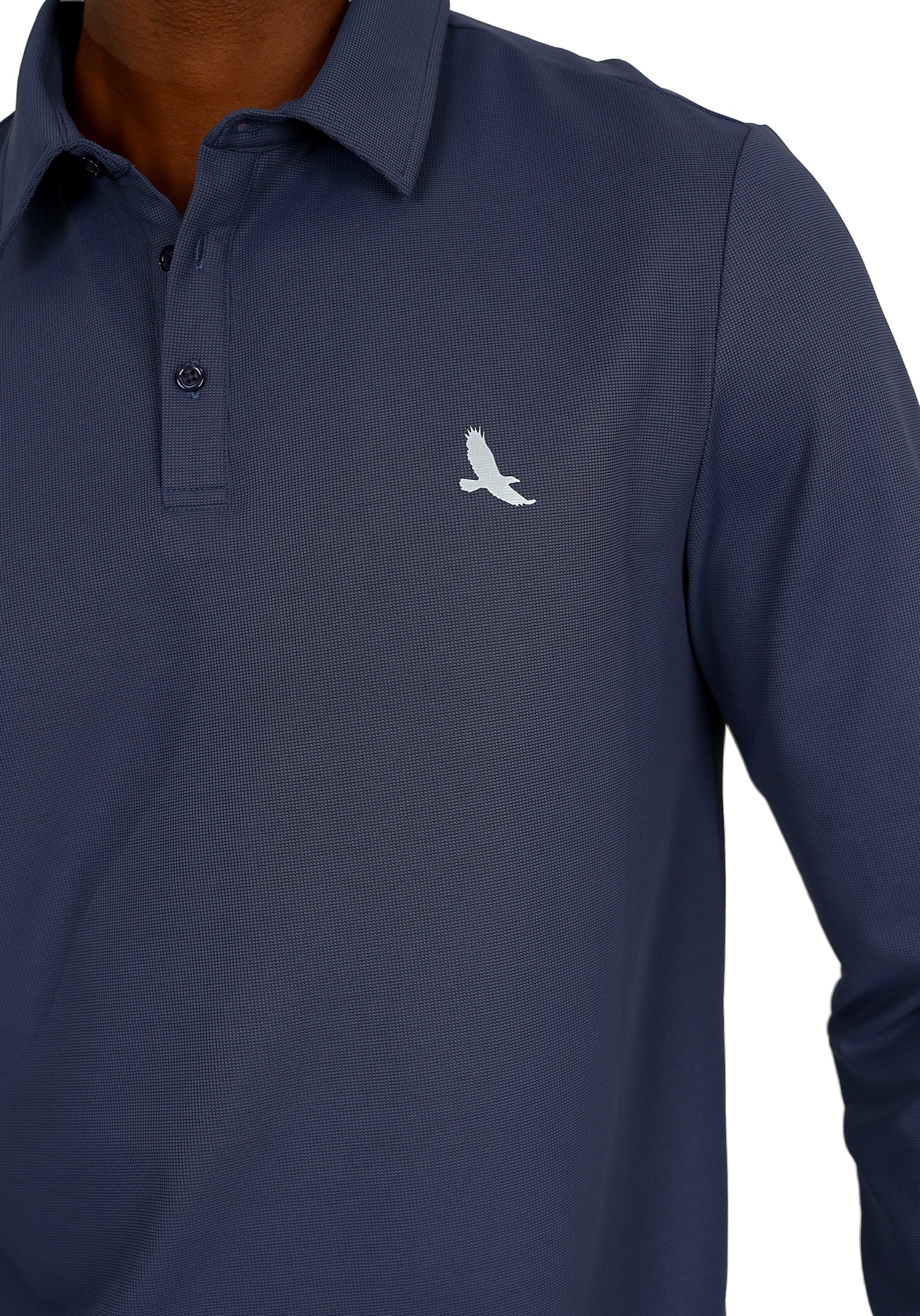 Long Sleeve Okavango Outdoor Navy Golfer