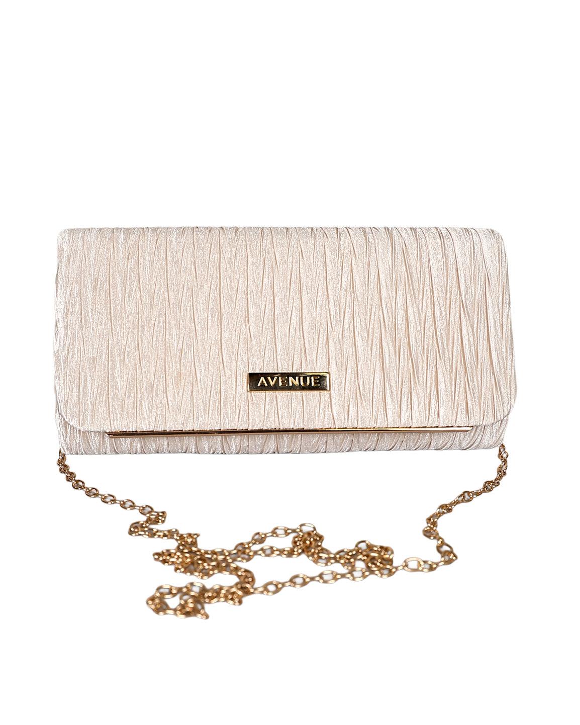 Champagne Glitterati Clutch Bag