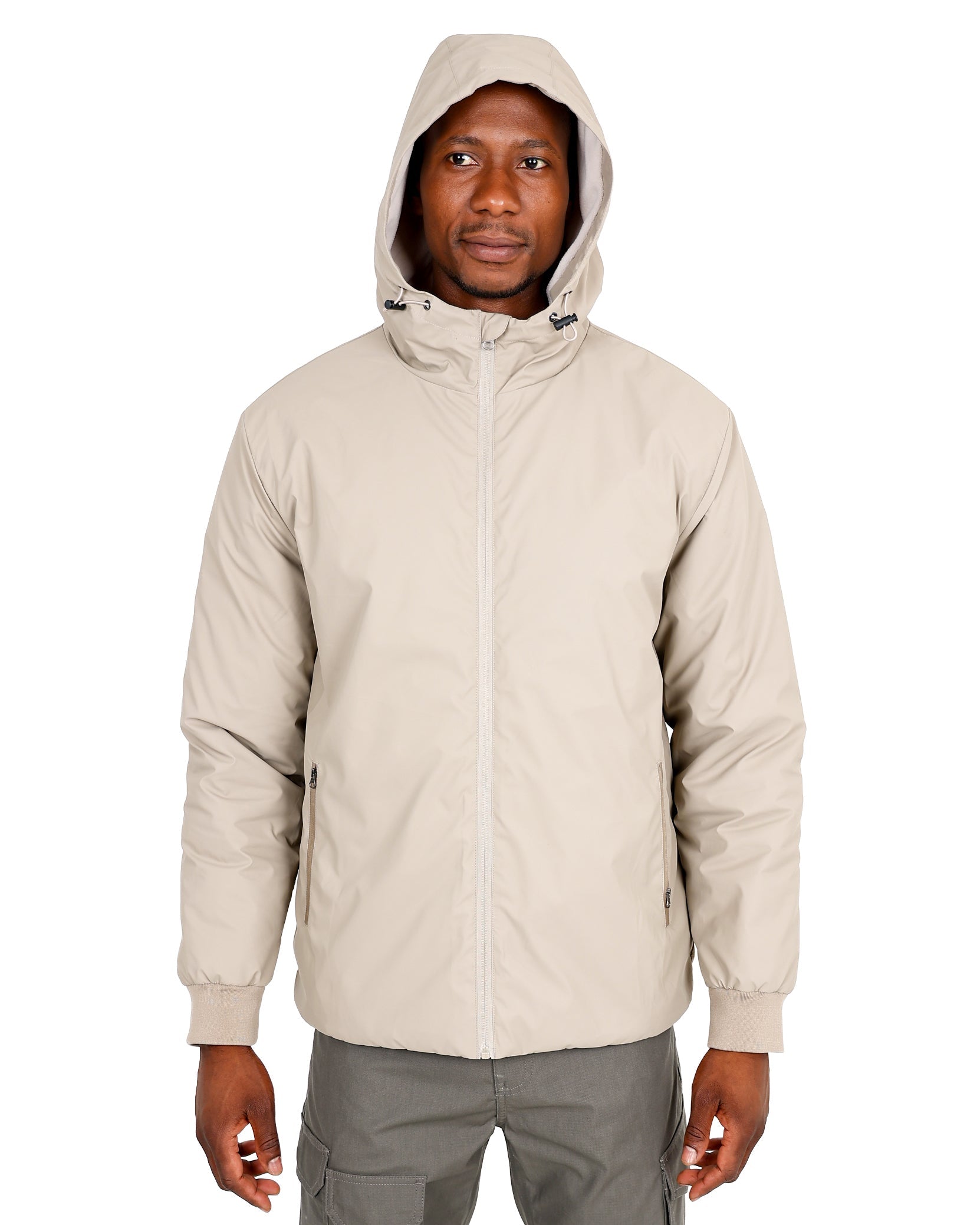 Okavango Taupe Outdoor Padded Soft Feel Jacket