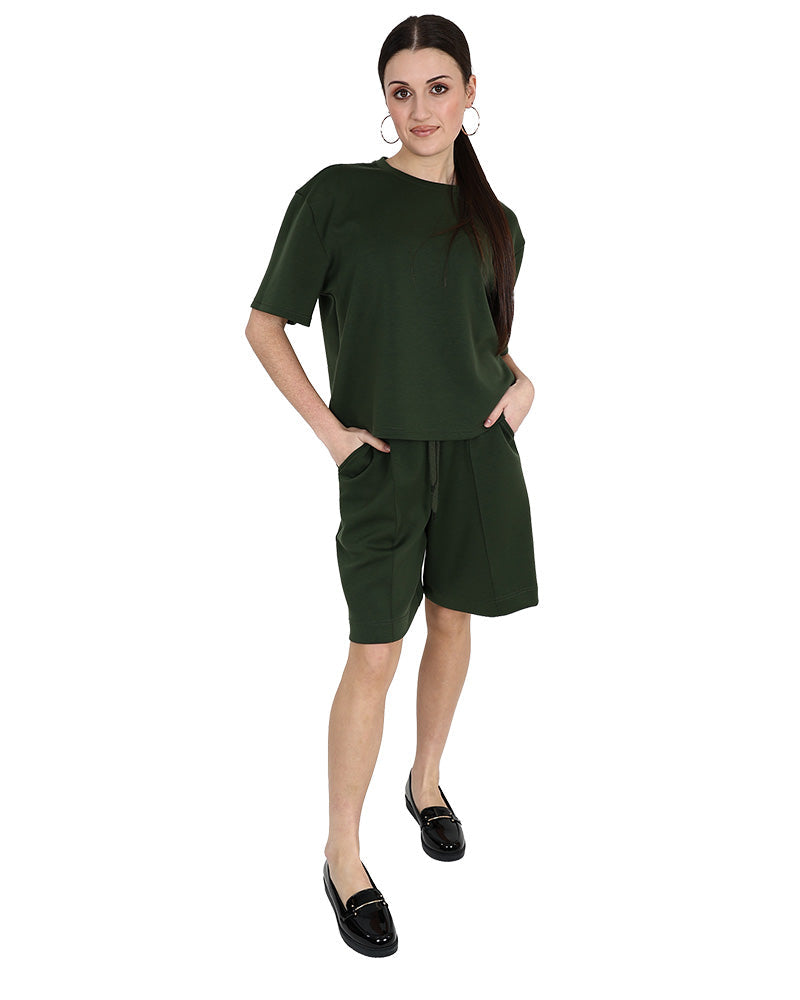 Short Sleeve Olive Scuba T-Shirt