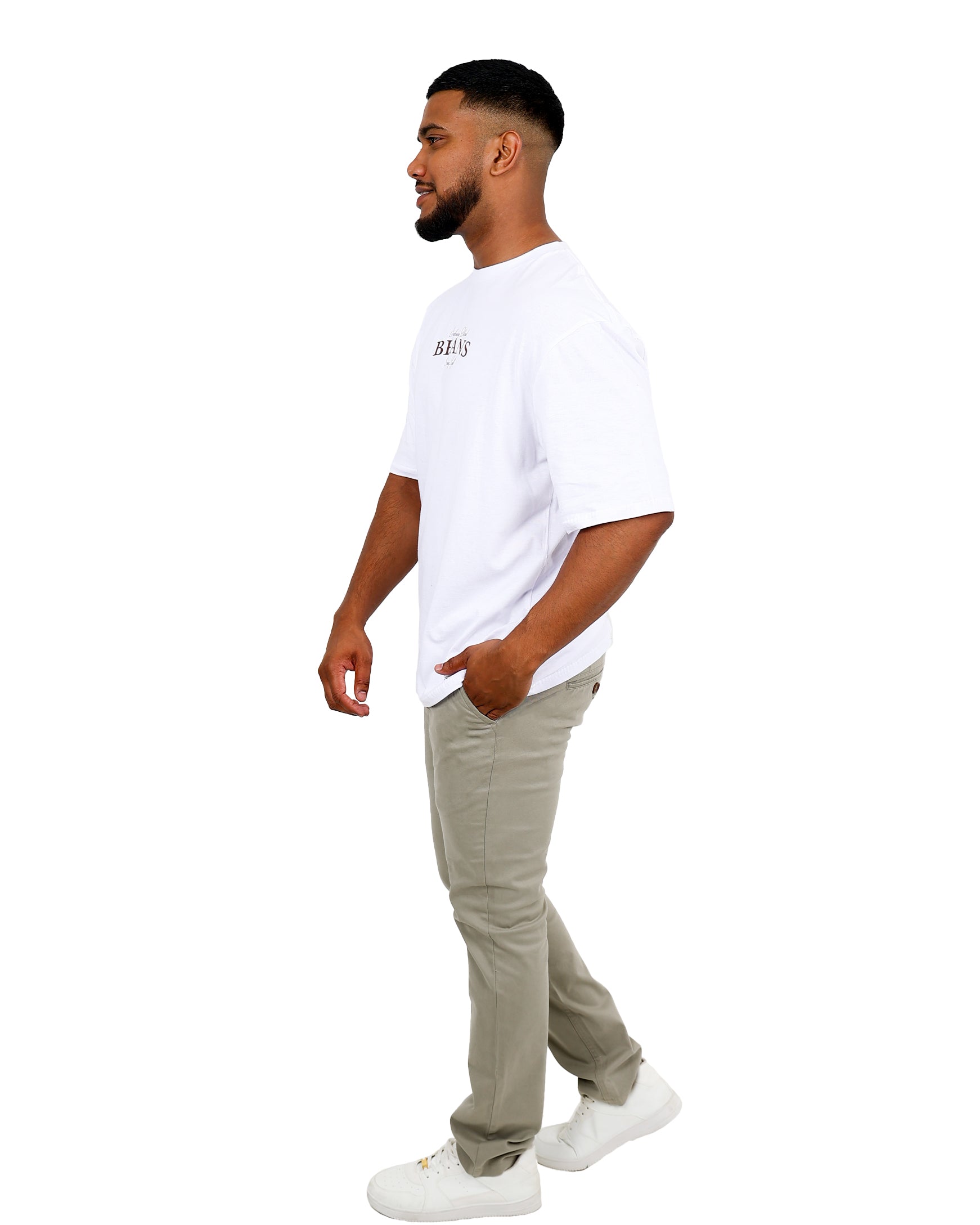 Short Sleeve White Awakening Blend Graphic T-Shirt