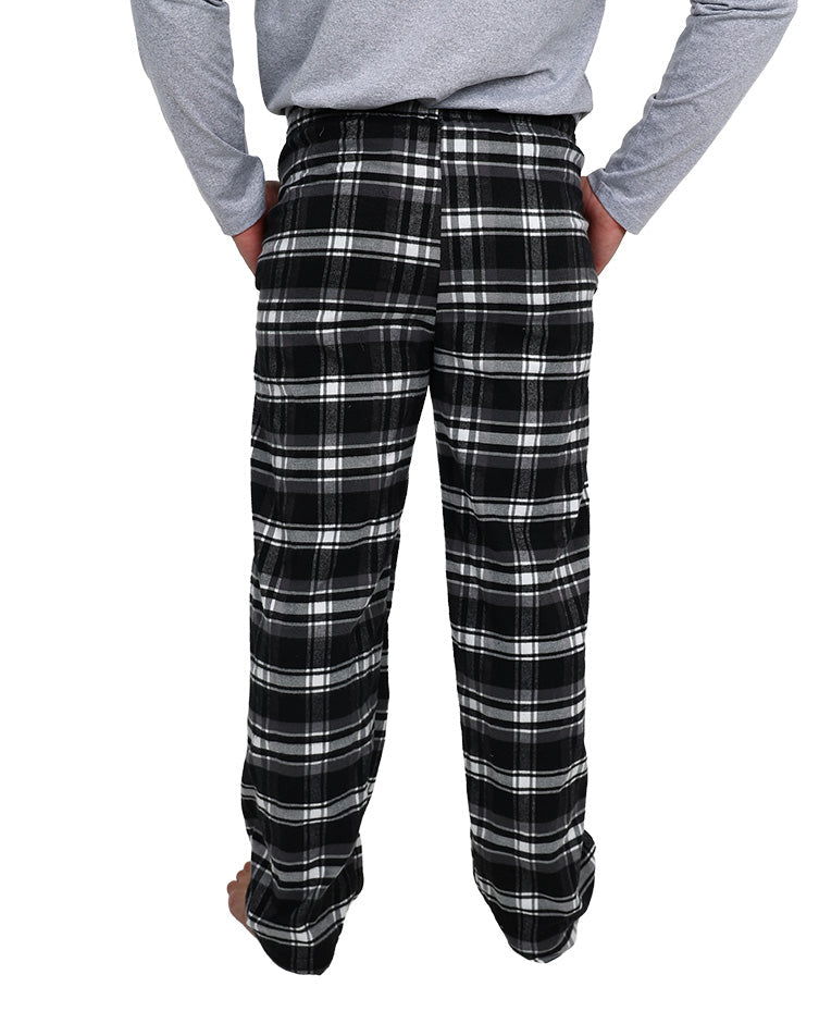 Black Check Flannel Pyjama Pant