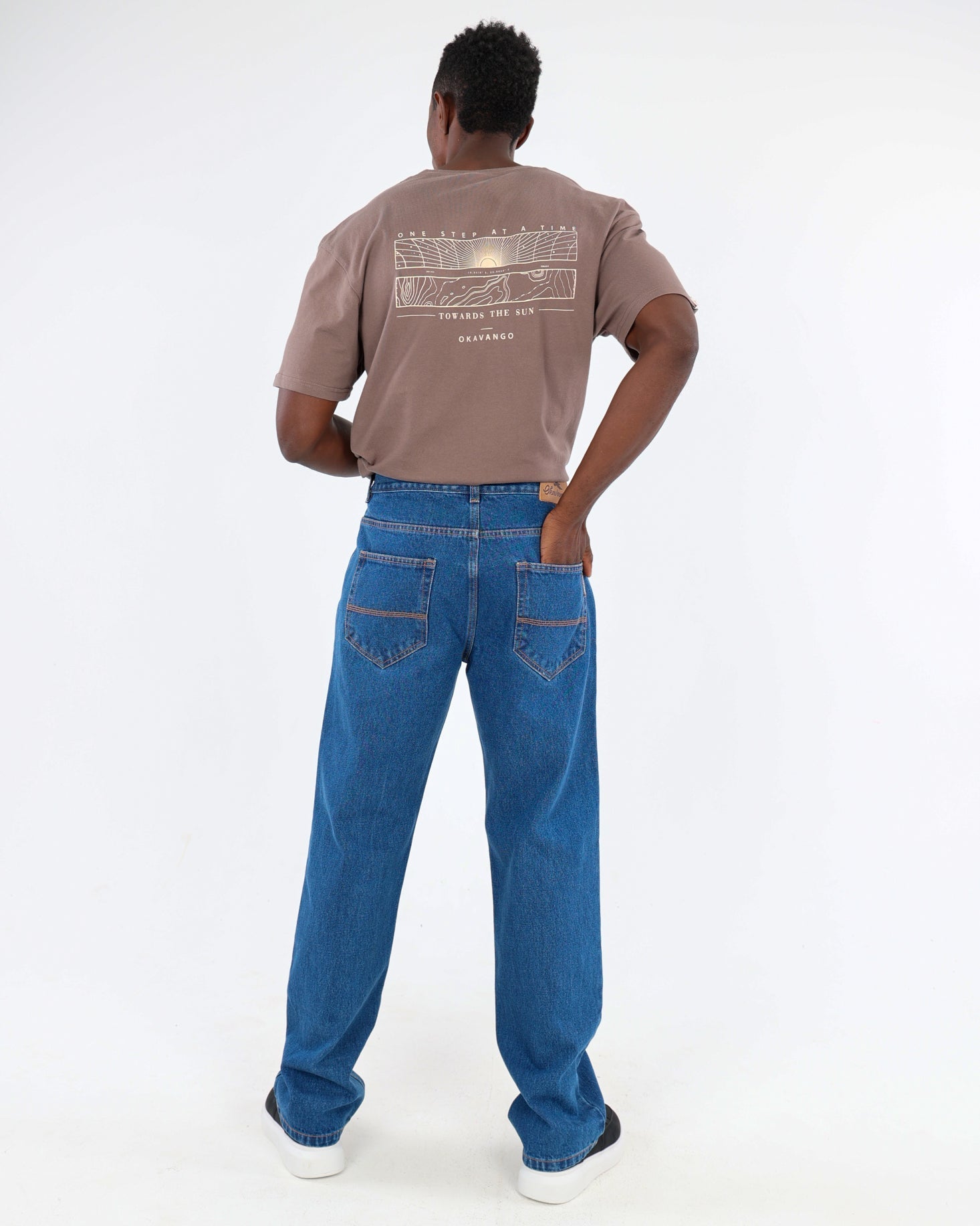 Okavango Regular Fit Medium Indigo Denim Jeans