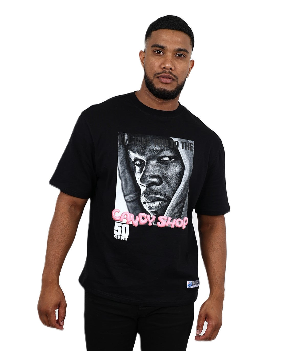 Pro Star Black 50 Cent Graphic T-Shirt