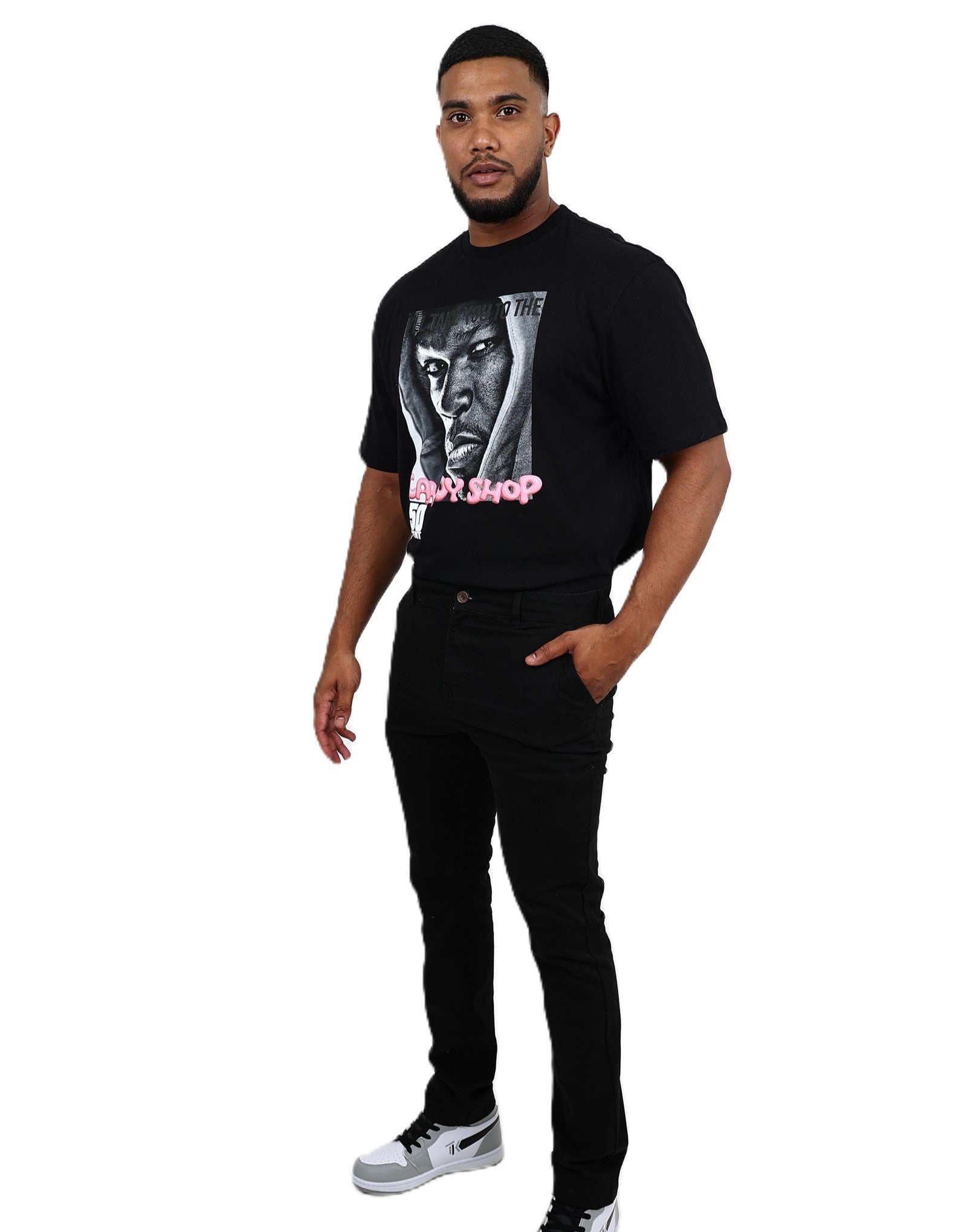Pro Star Black 50 Cent Graphic T-Shirt