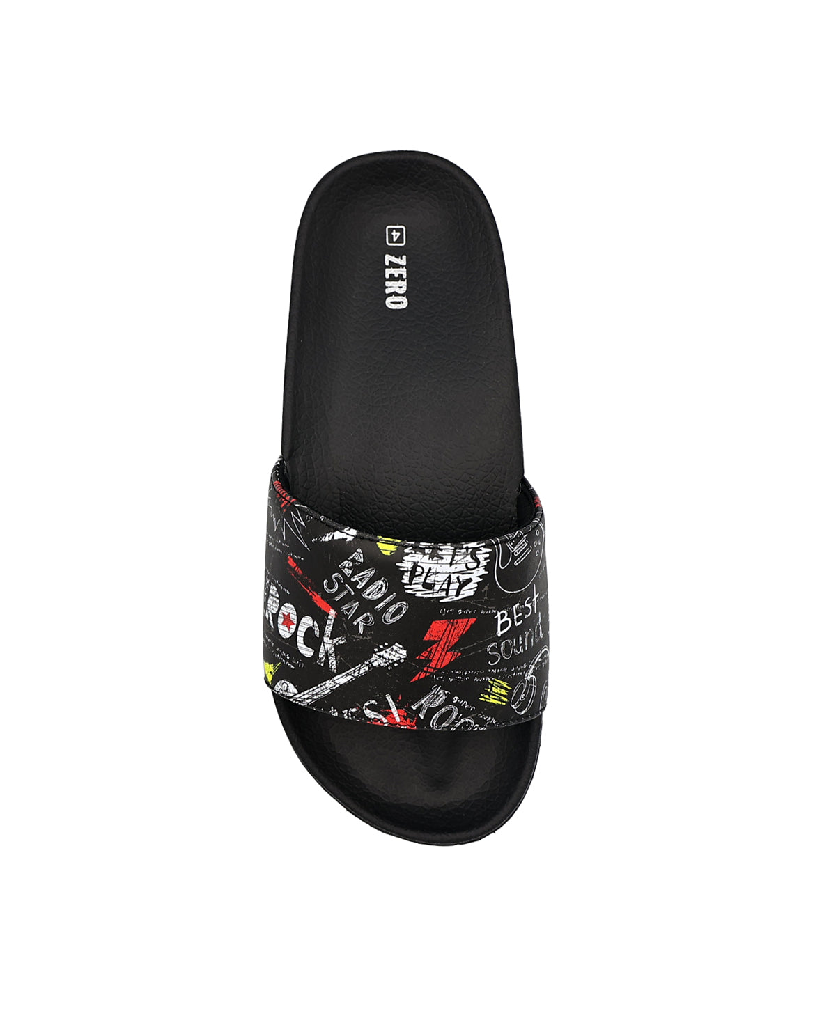 Boys Rock Guitar Graphic Pool Slides