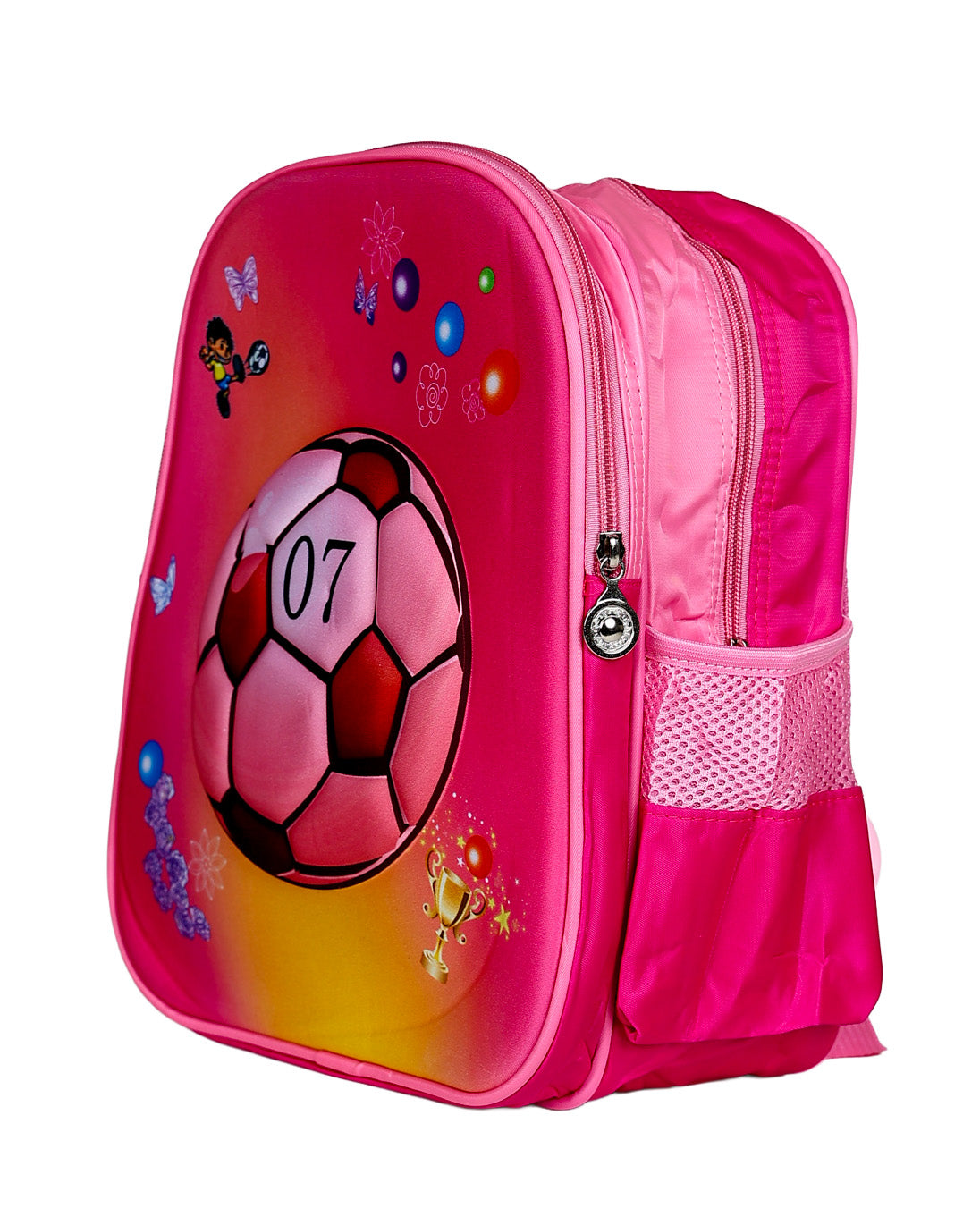 Pink 3D Soccer Backpack
