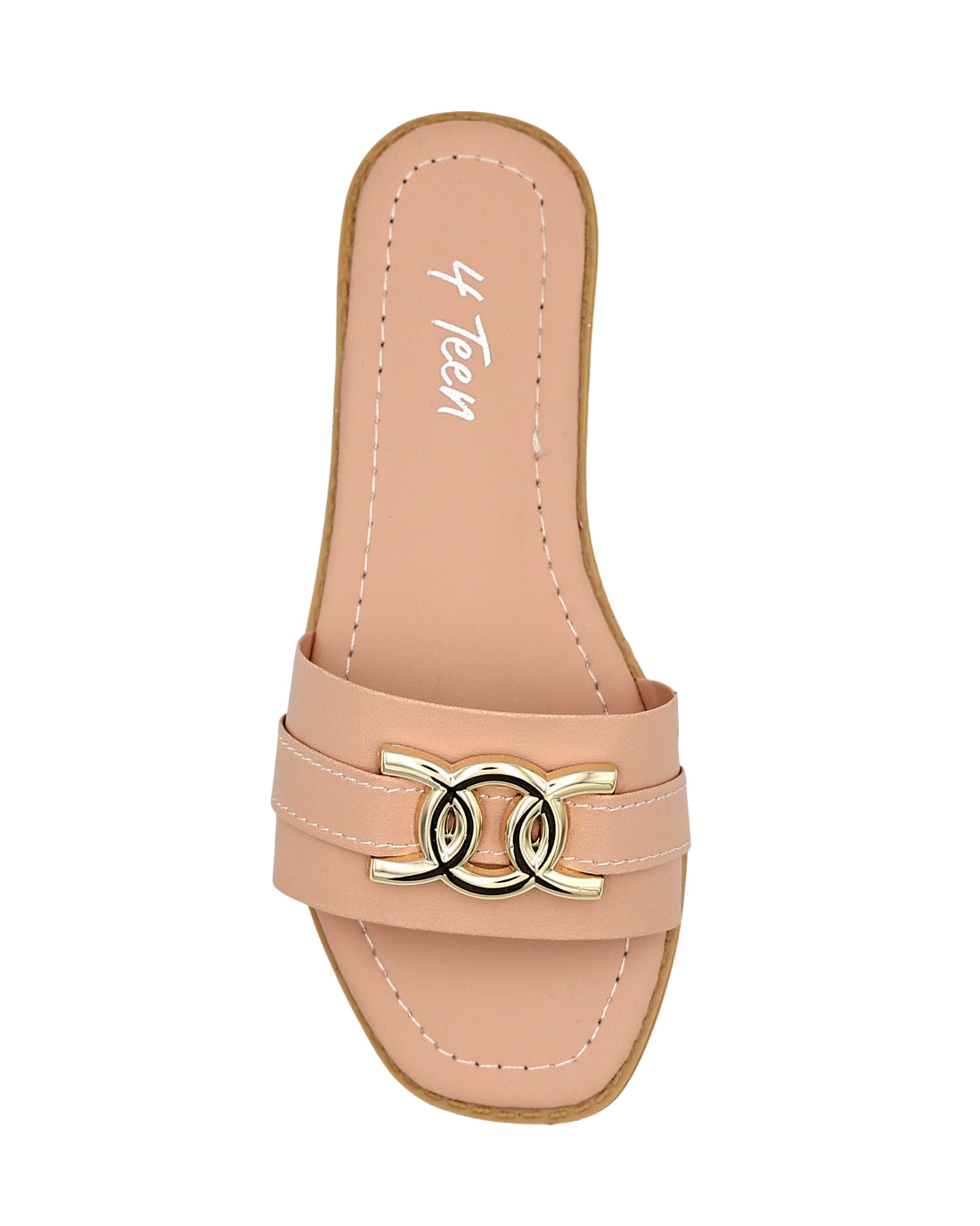 Girls Overlay Trim Detail Mule