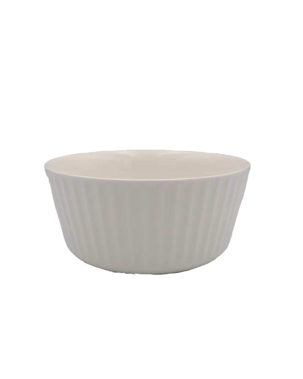 White Flute Bowl