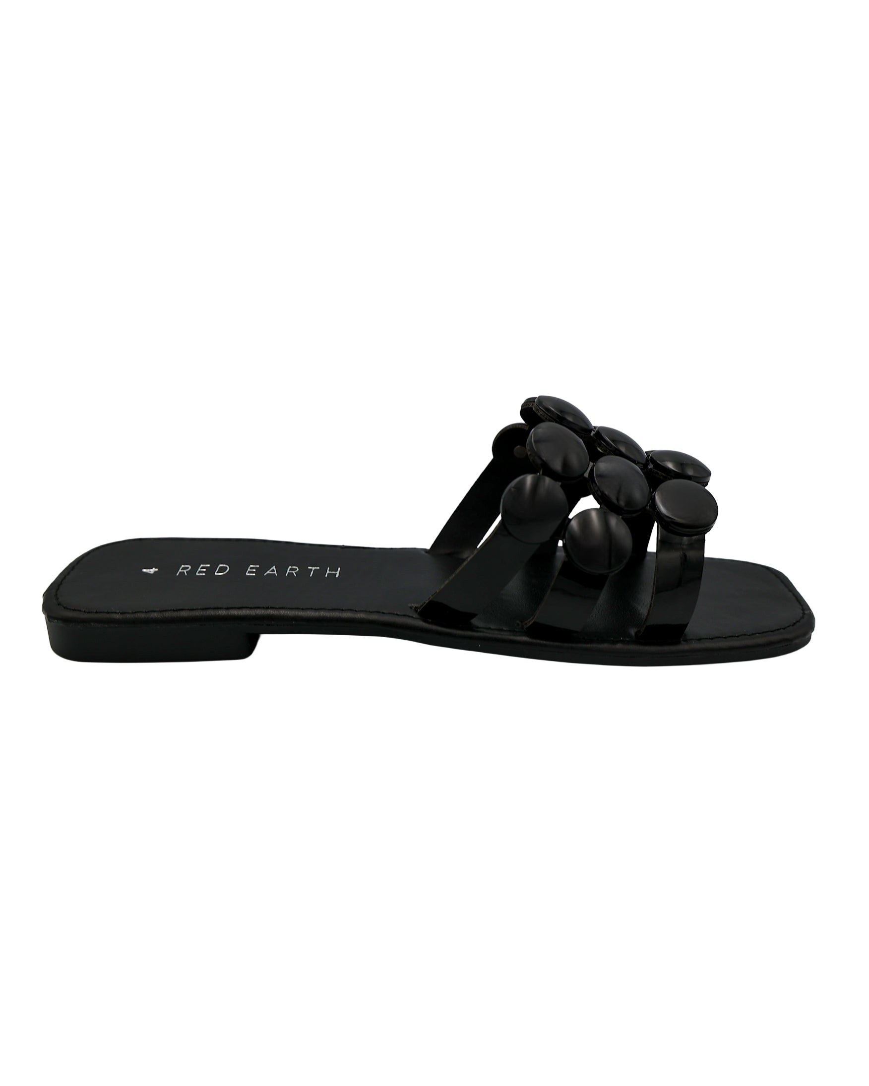 Bubble Detail Flat Sandal
