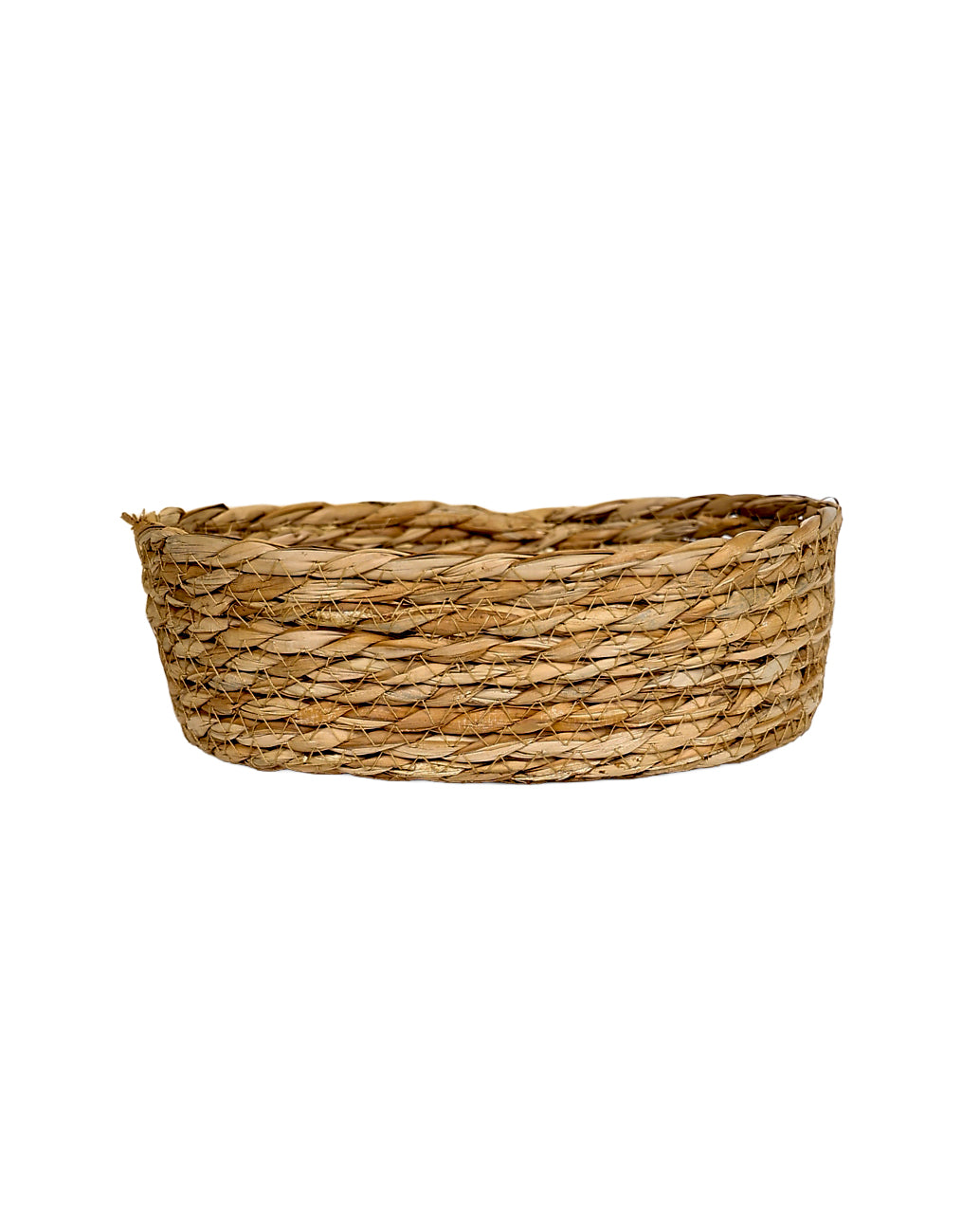 Medium Oval Woven Bulrush Basket